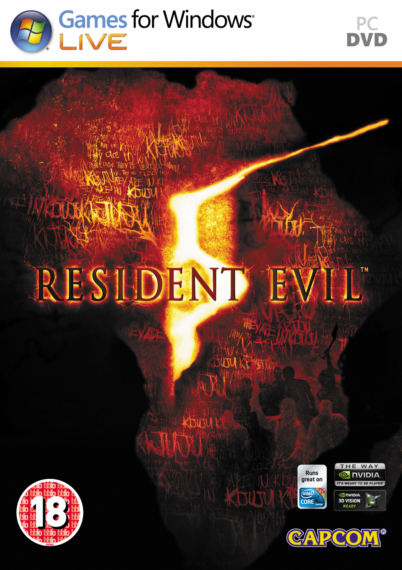 Resident Evil 5 - predn DVD obal
