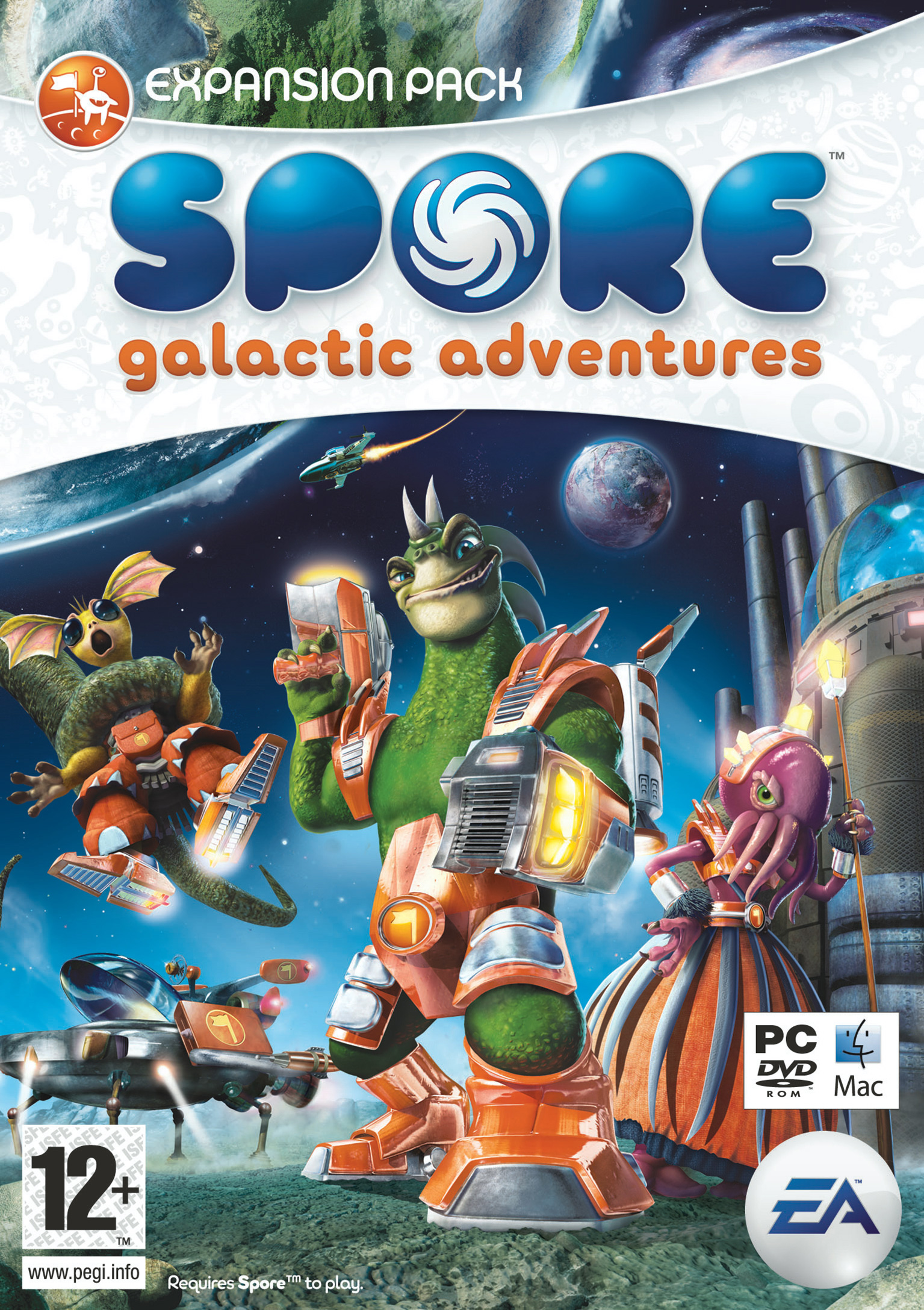 Spore: Galactic Adventures - predn DVD obal