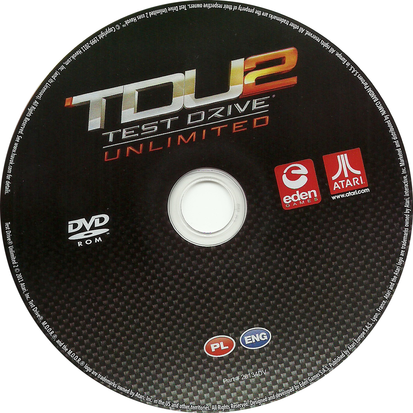 Test Drive Unlimited 2 - CD obal