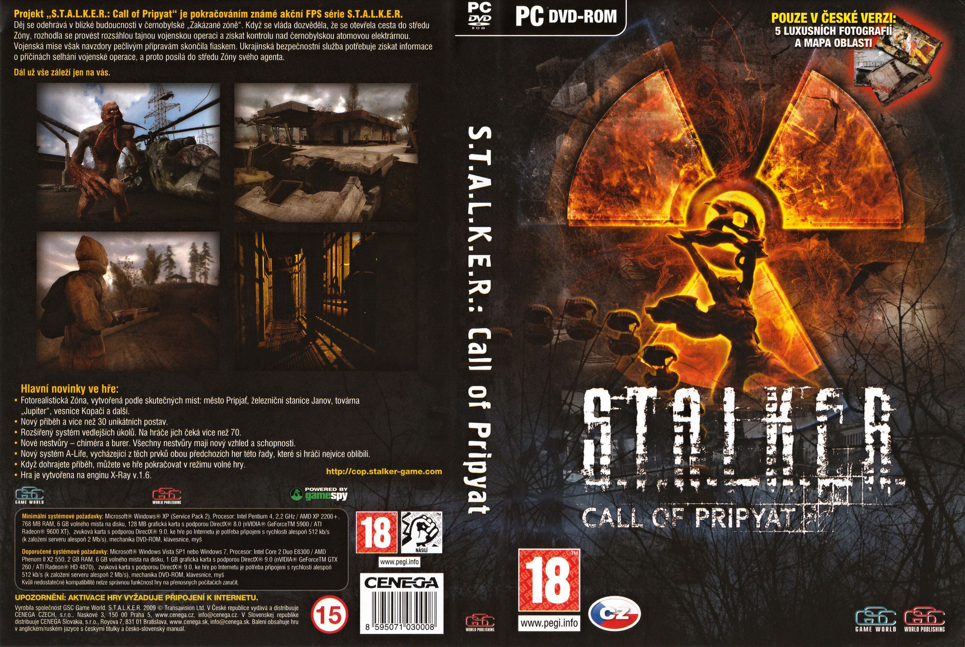 S.T.A.L.K.E.R.: Call of Pripyat - DVD obal