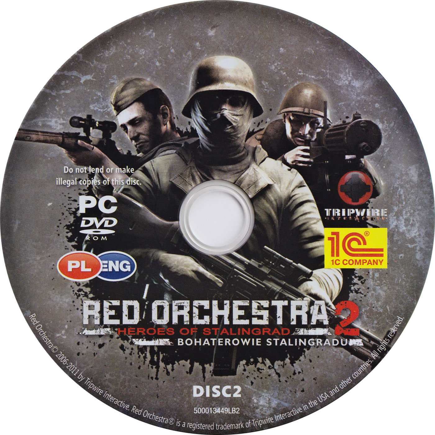Red Orchestra 2: Heroes of Stalingrad - CD obal 2