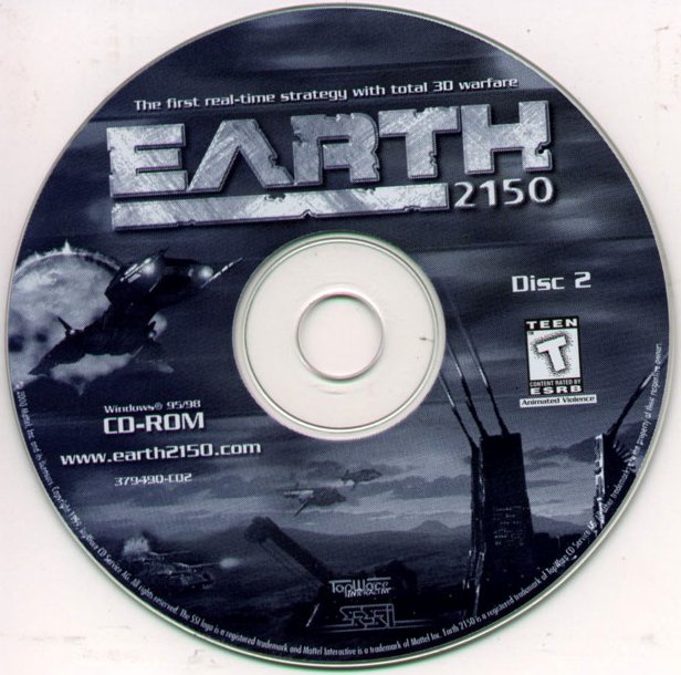 Earth 2150 - CD obal 2