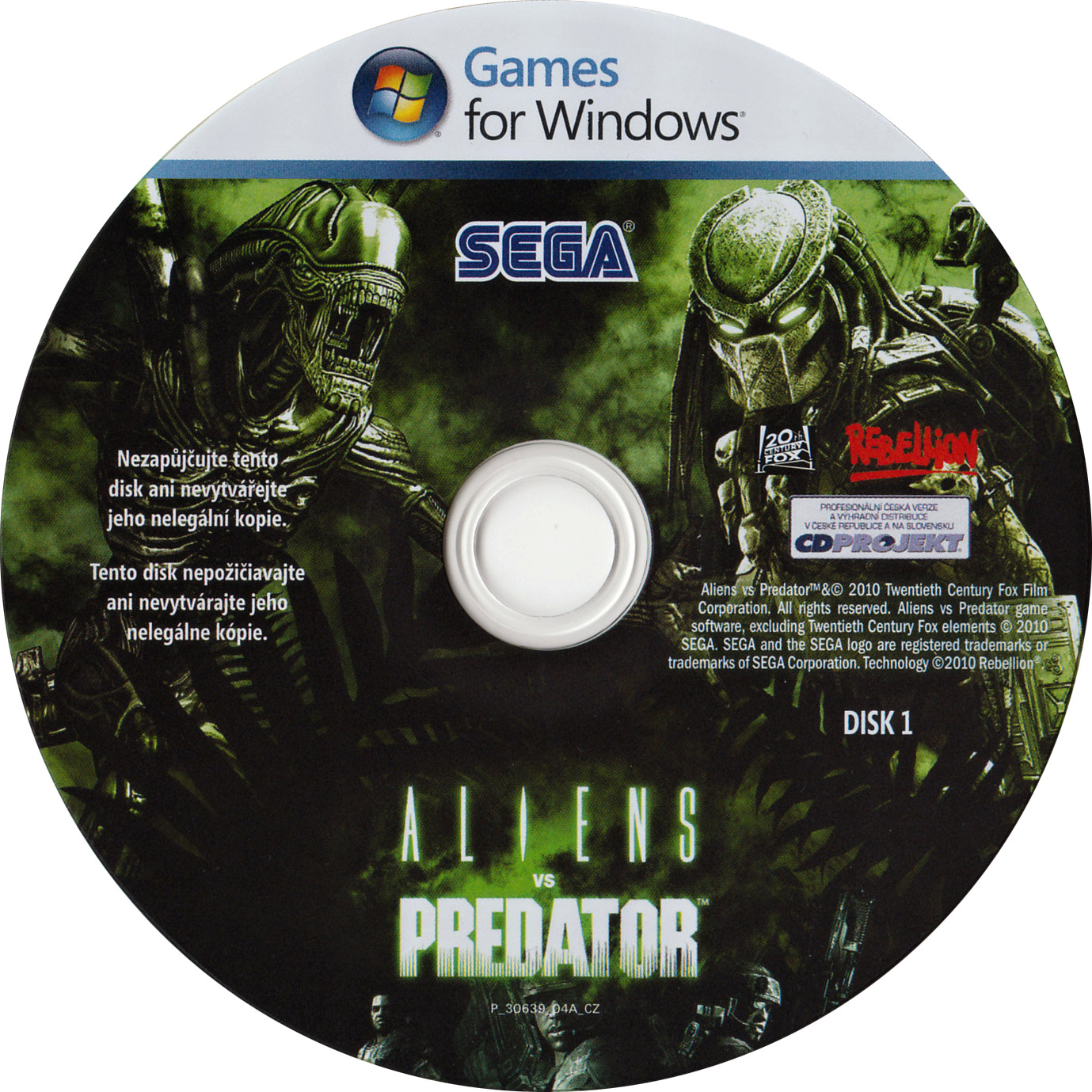Aliens vs Predator - CD obal
