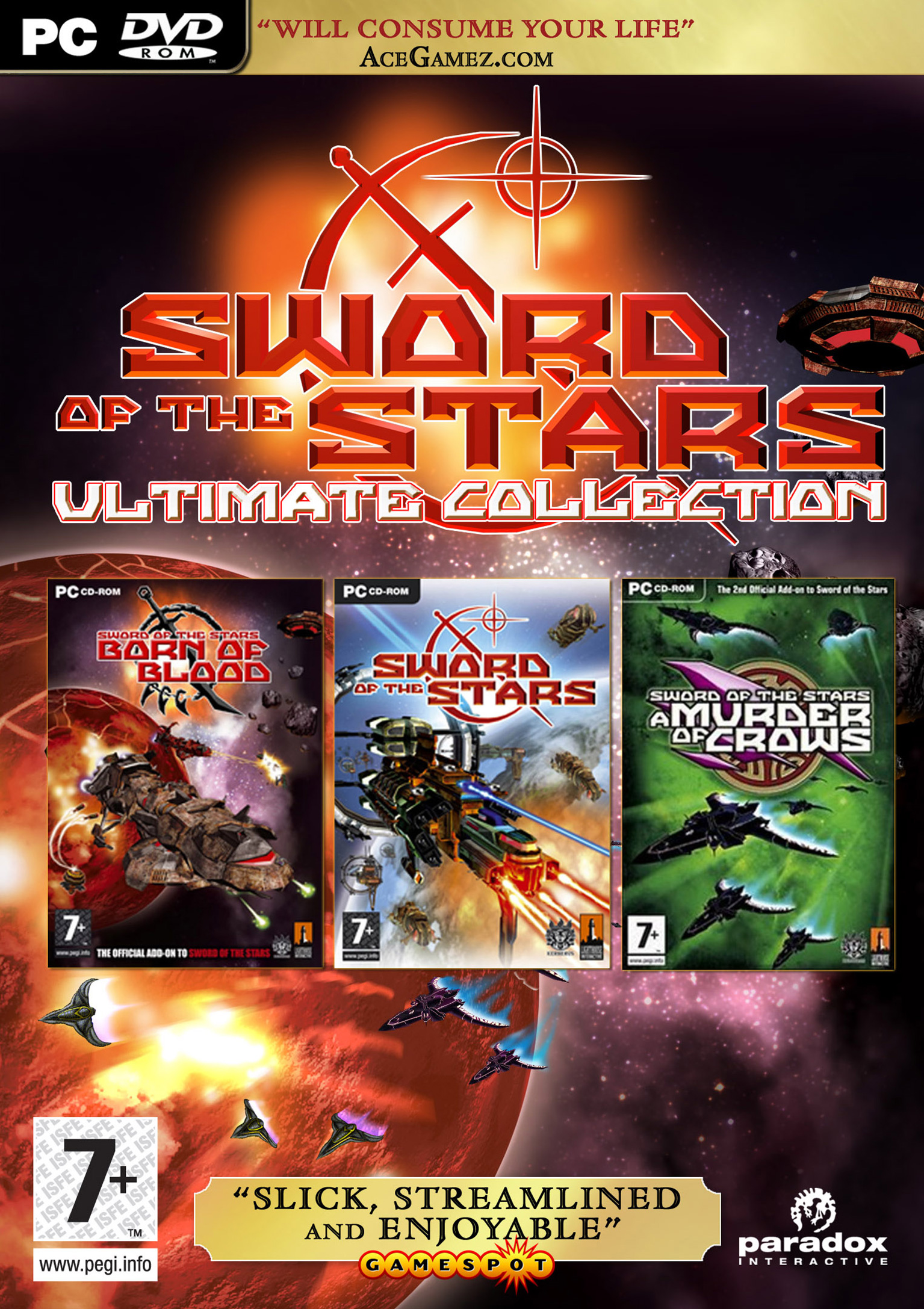 Sword of the Stars: Ultimate Collection - predn DVD obal