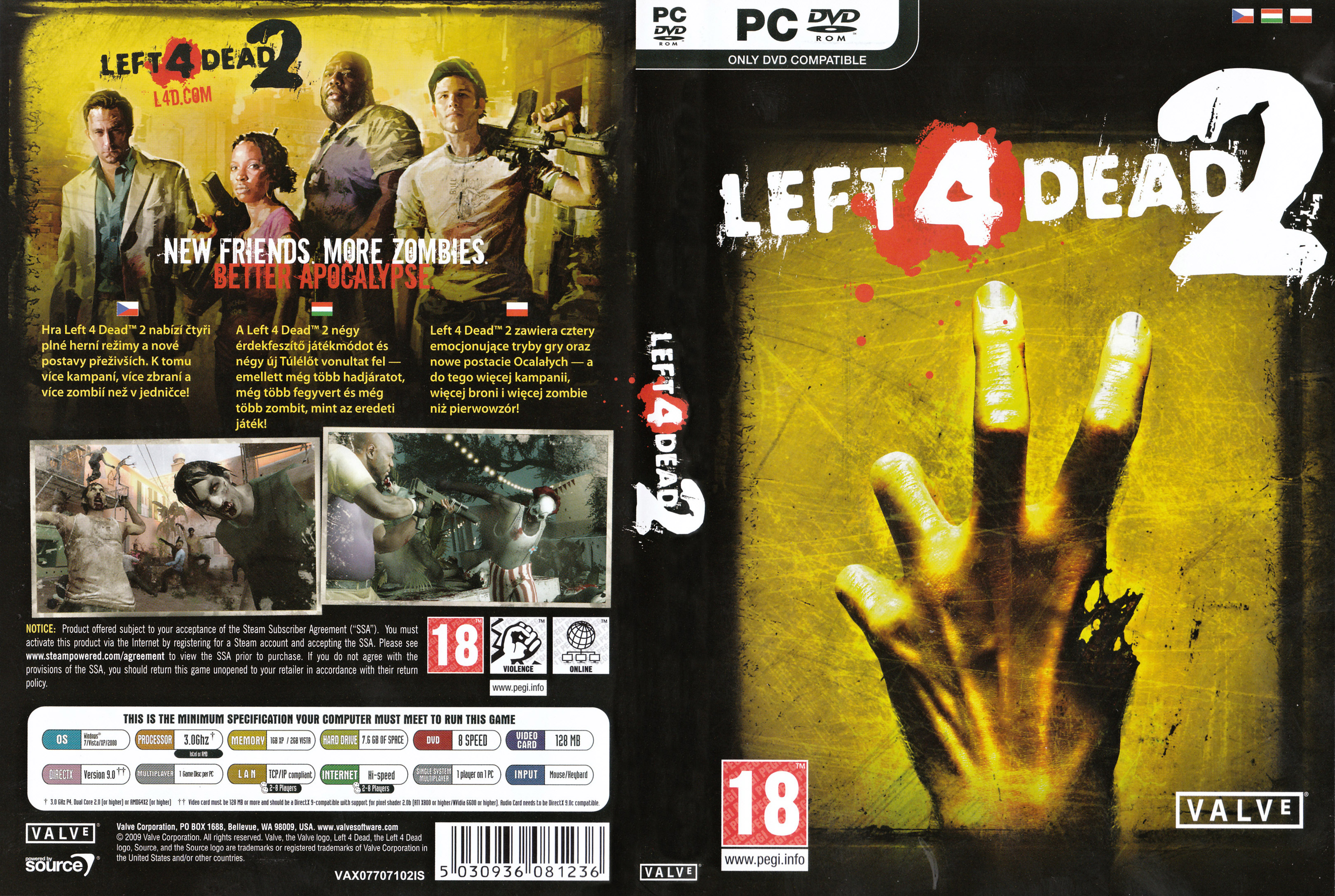 Left 4 Dead 2 - DVD obal