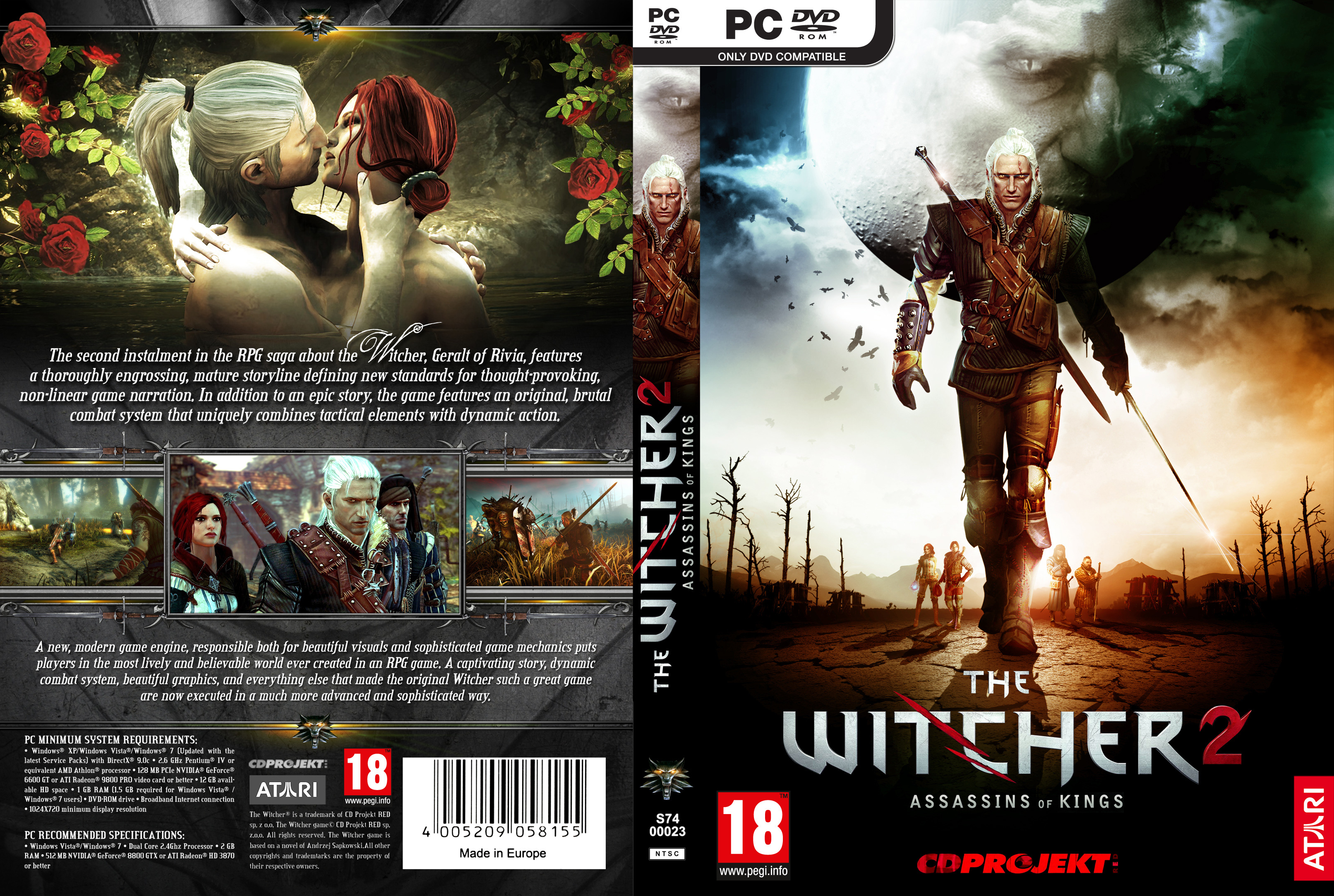 The Witcher 2: Assassins of Kings - DVD obal 2