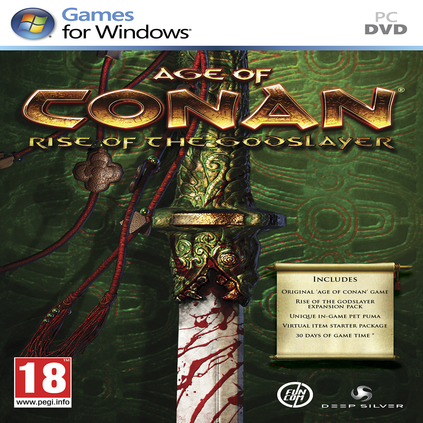 Age of Conan: Rise of the Godslayer - predn CD obal