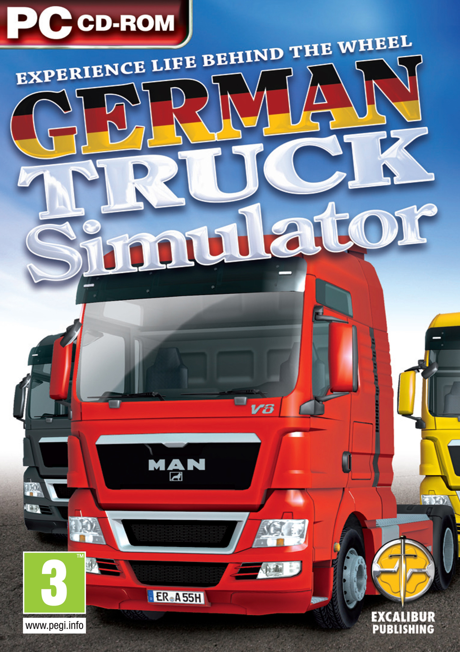 German Truck Simulator - predn DVD obal
