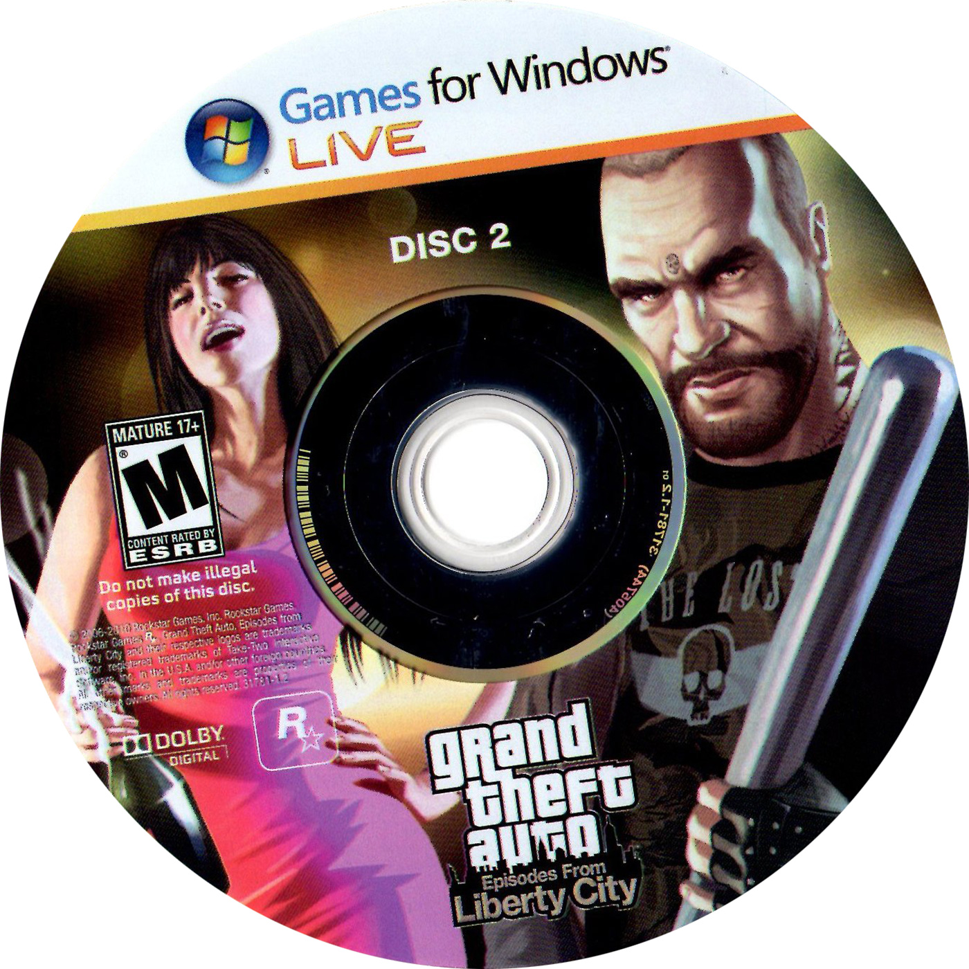 Grand Theft Auto IV: Episodes From Liberty City - CD obal 2