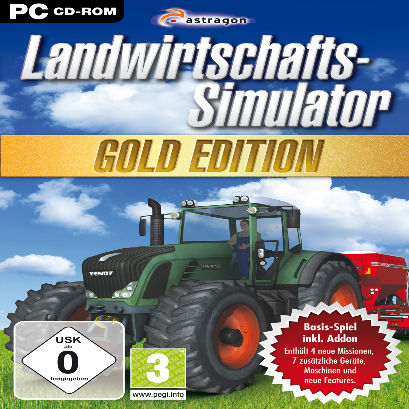 Farming Simulator 2009: Gold Edition - predn CD obal