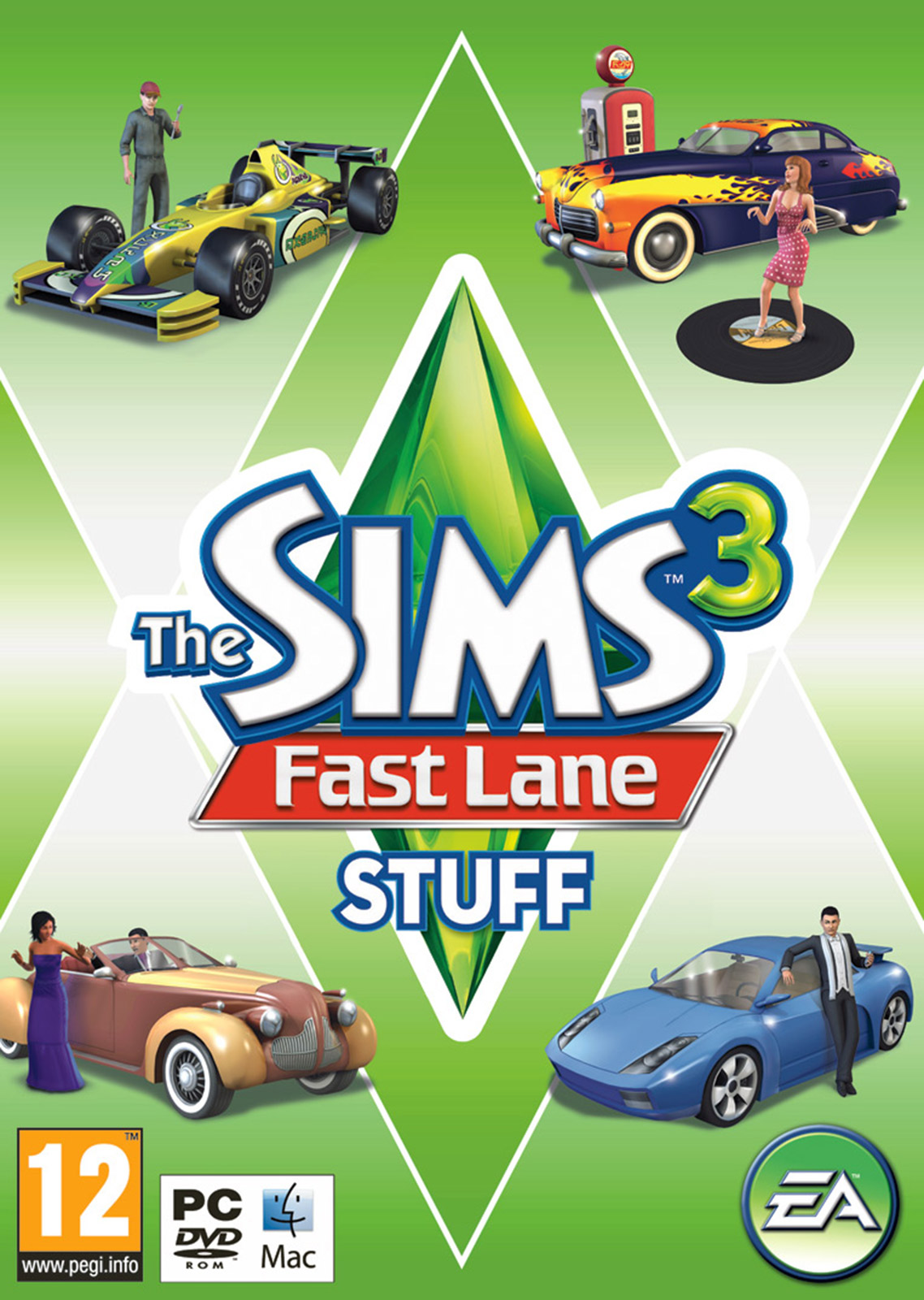 The Sims 3: Fast Lane Stuff - predn DVD obal 2