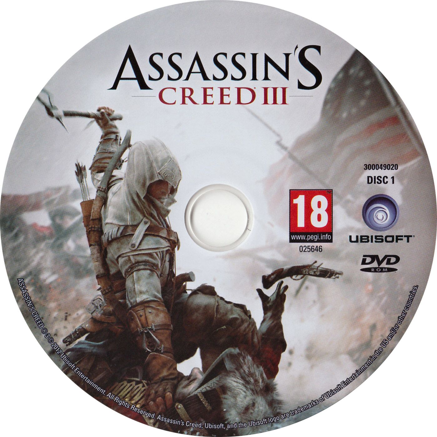 Assassins Creed 3 - CD obal