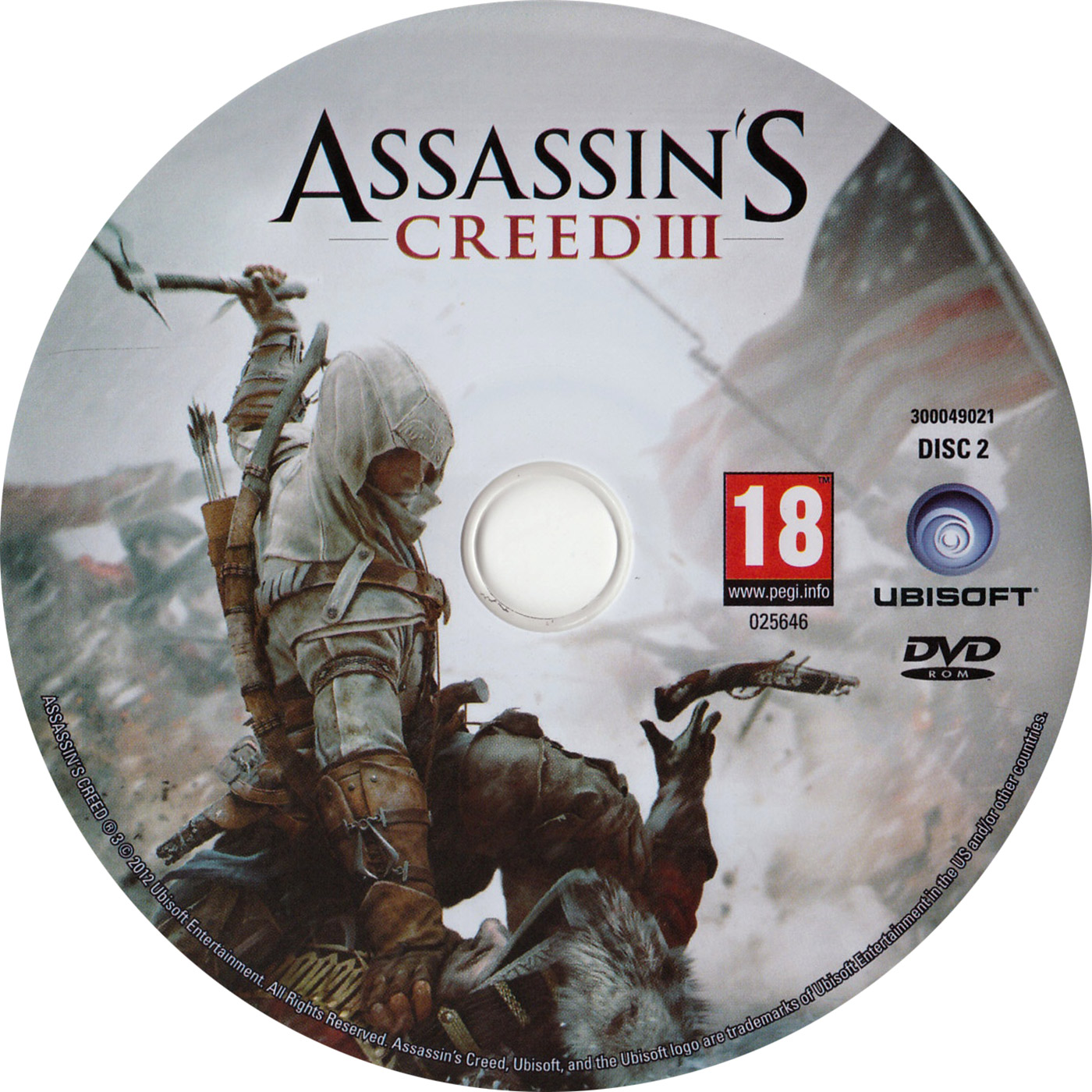 Assassins Creed 3 - CD obal 2