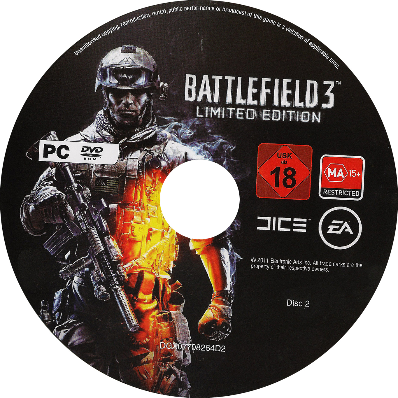Battlefield 3 - CD obal 2