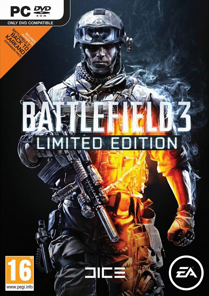 Battlefield 3 - predn DVD obal 2