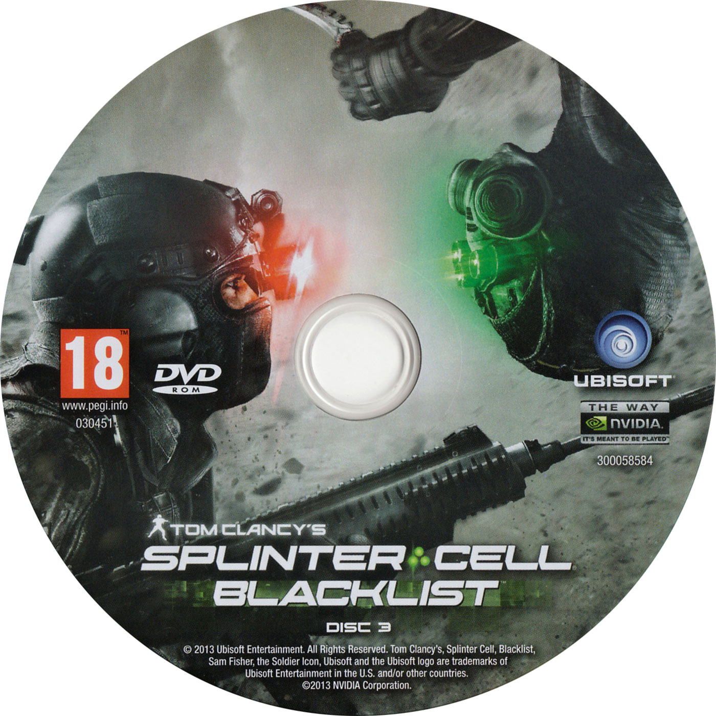 Splinter Cell: Blacklist - CD obal 3
