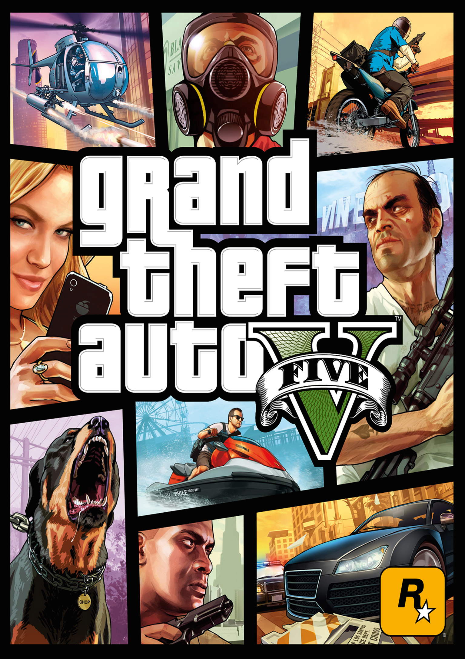 Grand Theft Auto V - predn DVD obal