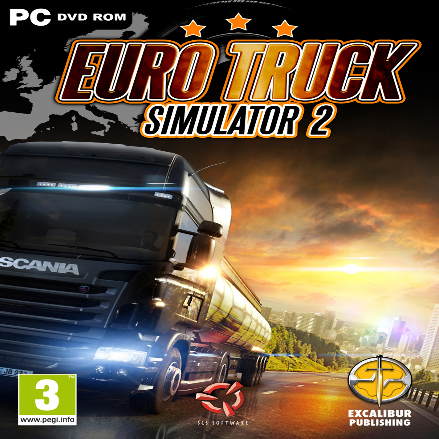 Euro Truck Simulator 2 - predn CD obal