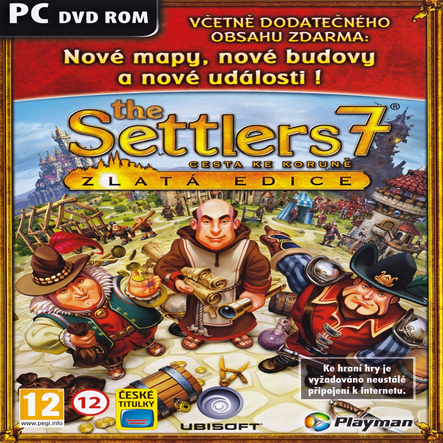 The Settlers 7: Paths to a Kingdom - Gold Edition - predn CD obal 2