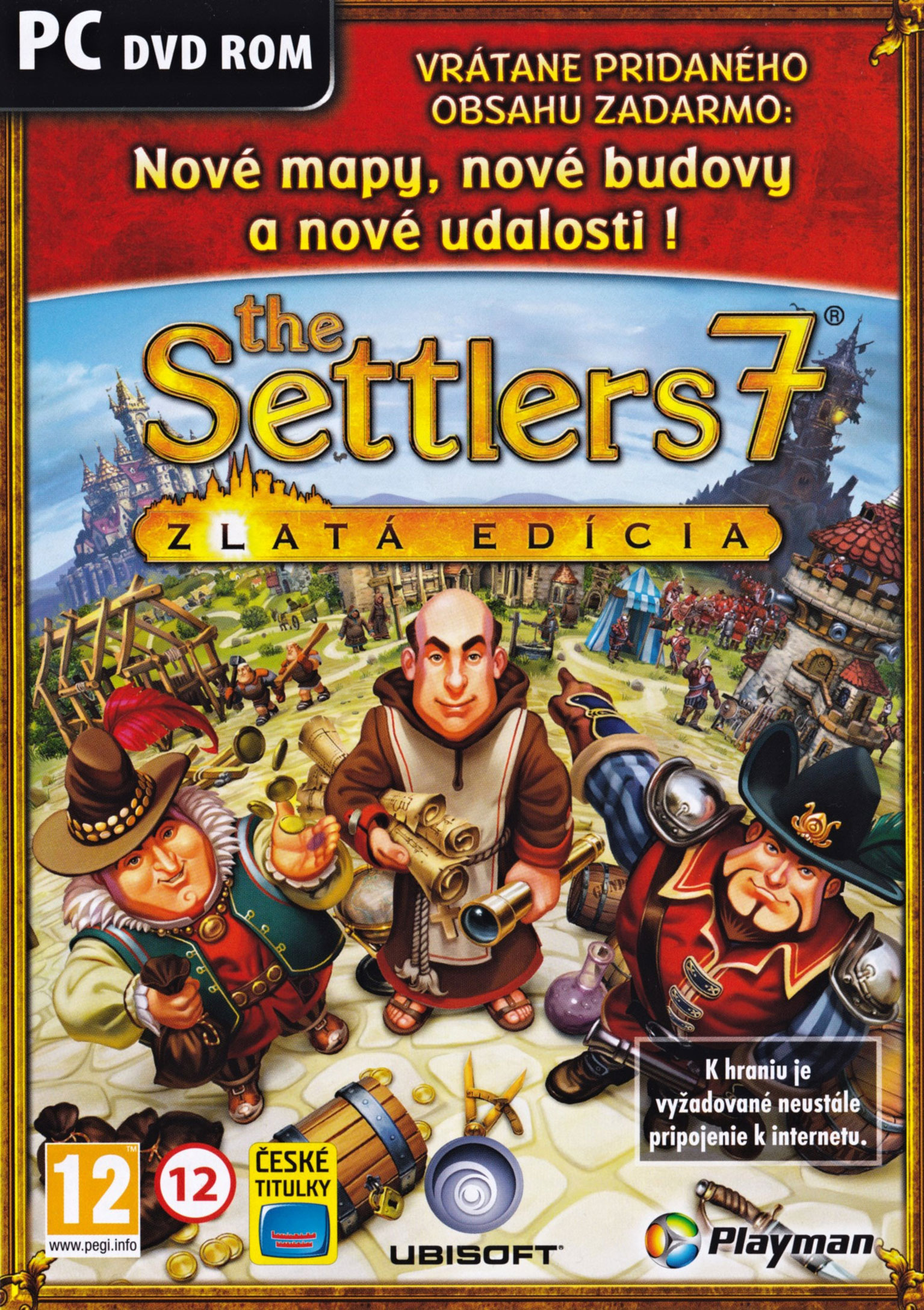 The Settlers 7: Paths to a Kingdom - Gold Edition - predn DVD obal