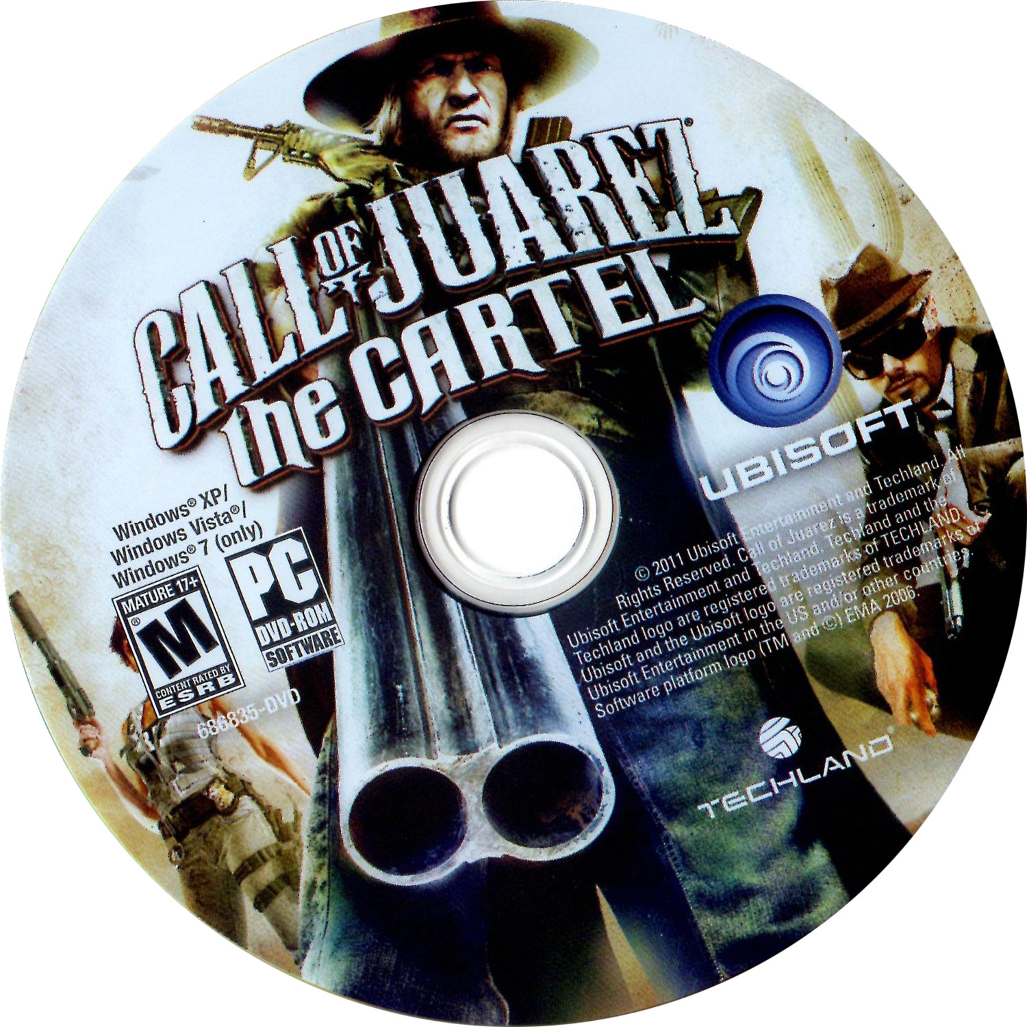 Call of Juarez: The Cartel - CD obal 2