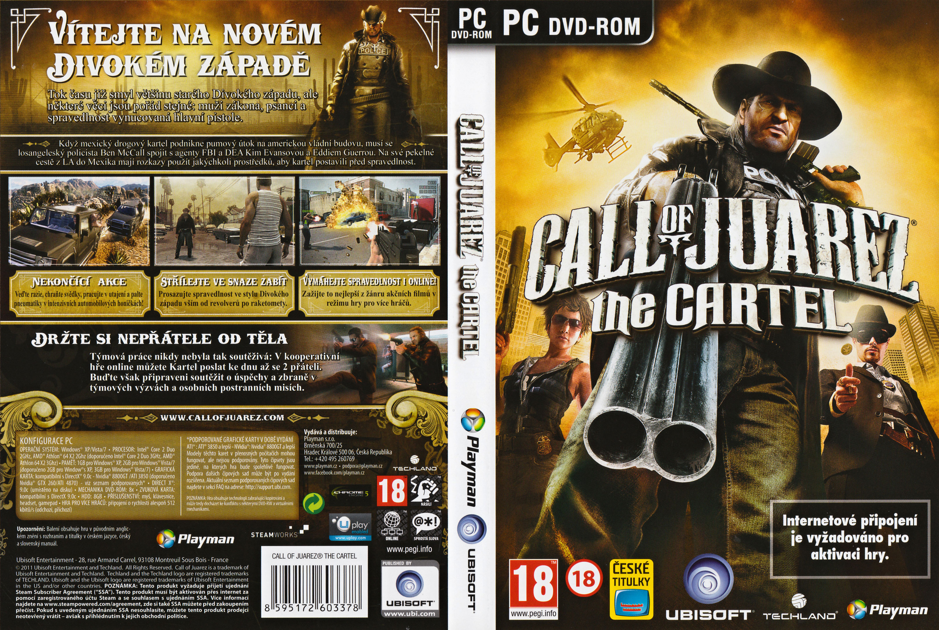 Call of Juarez: The Cartel - DVD obal 2