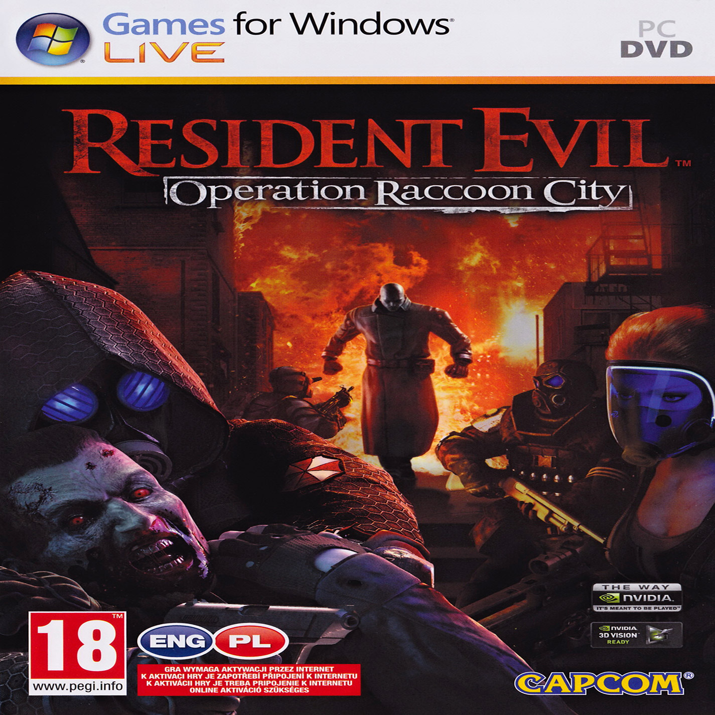 Resident Evil: Operation Raccoon City - predn CD obal
