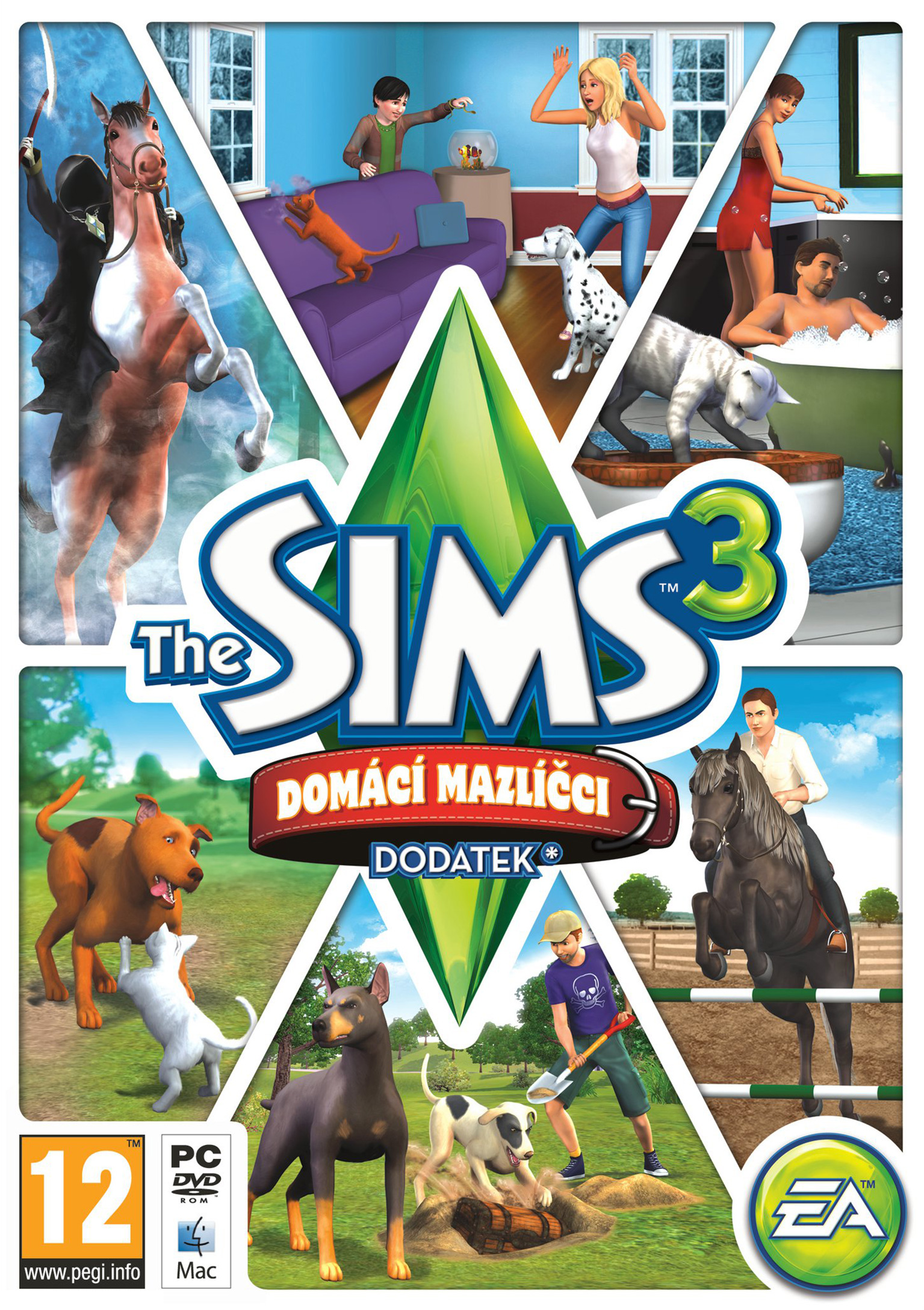 The Sims 3: Pets - predn DVD obal 2