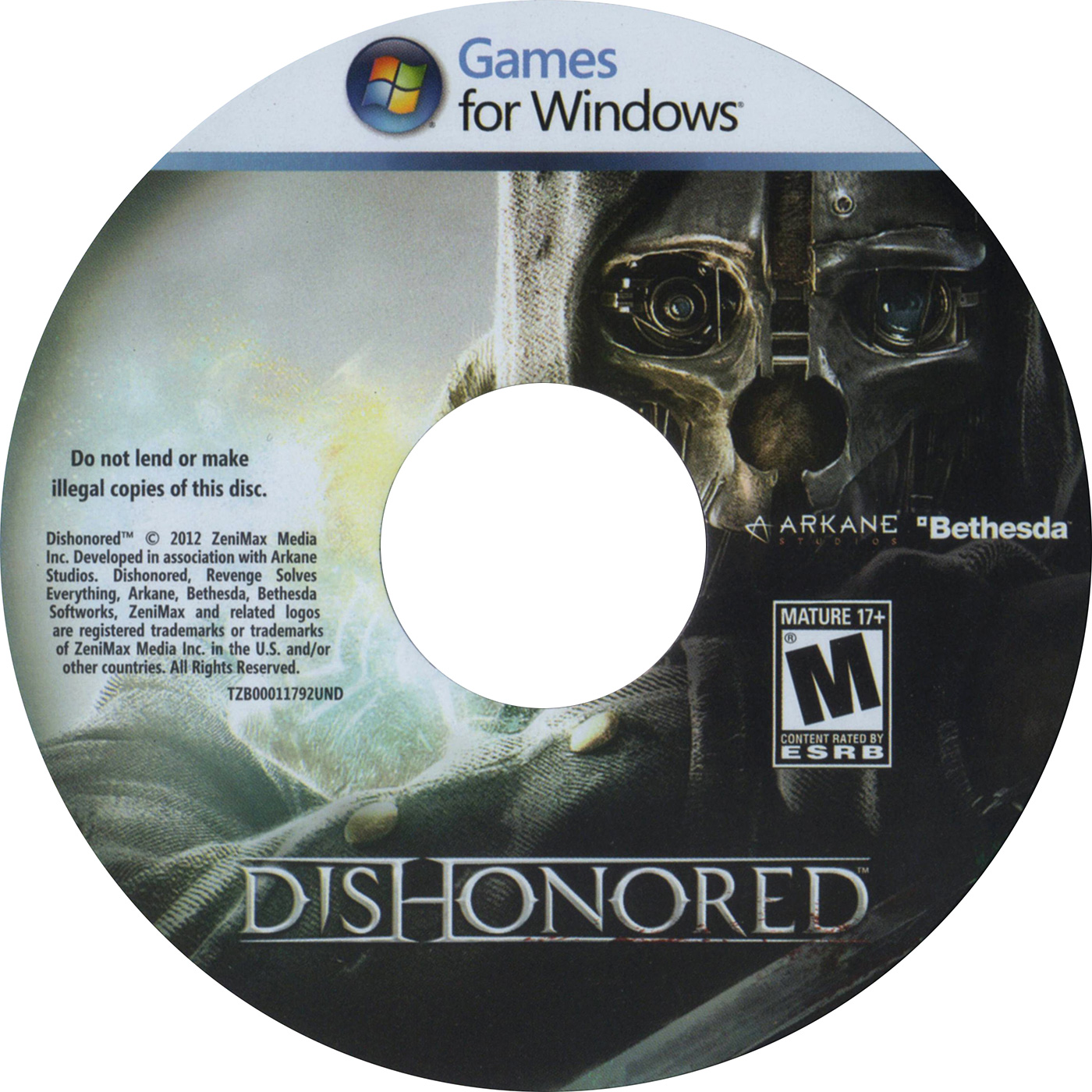 Dishonored - CD obal