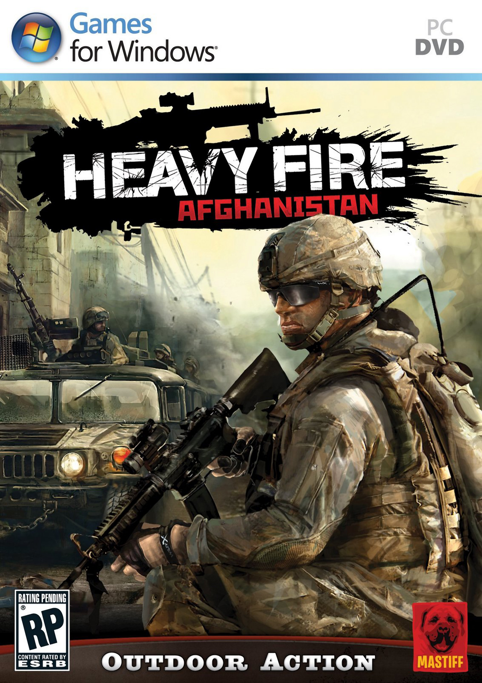 Heavy Fire: Afghanistan - predn DVD obal