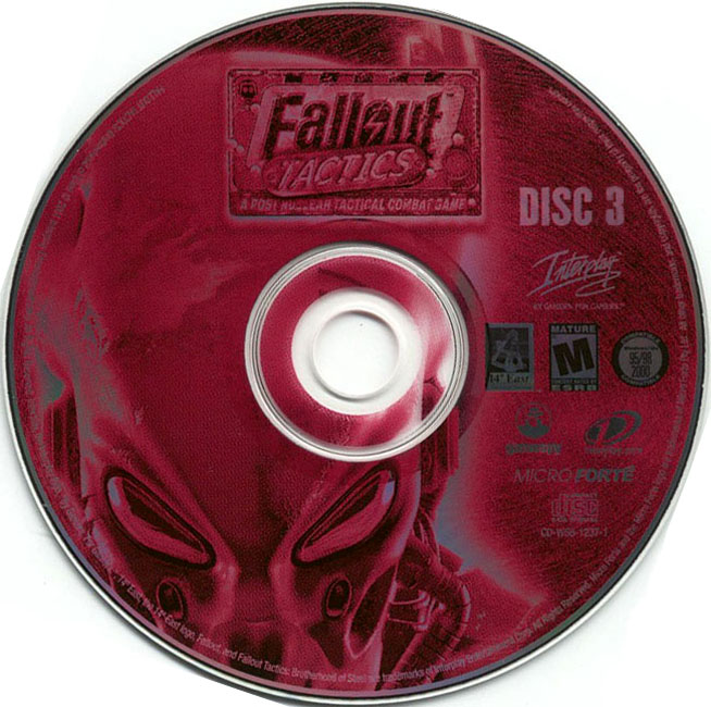 Fallout Tactics: Brotherhood of Steel - CD obal 3
