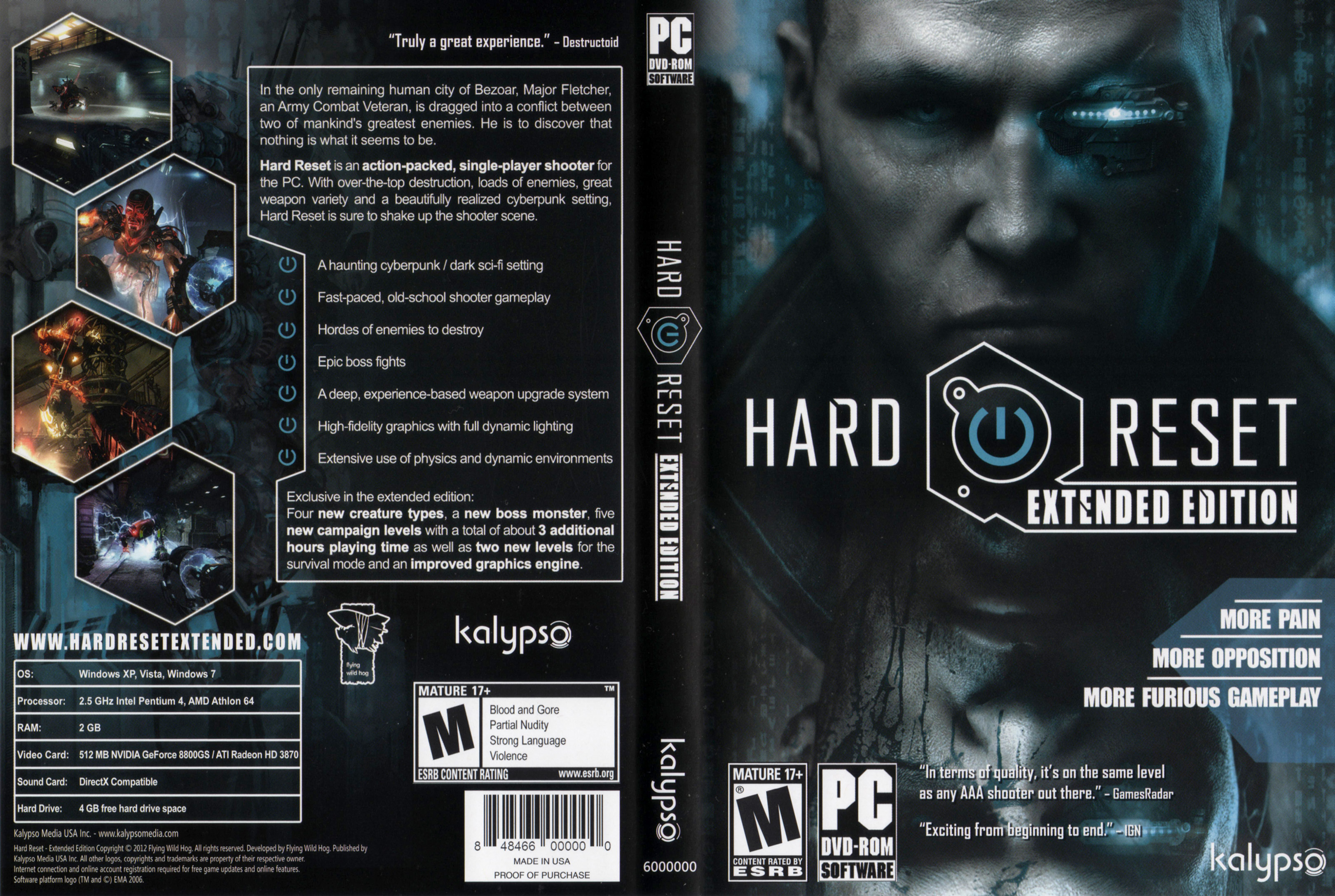 Hard Reset: Extended Edition - DVD obal