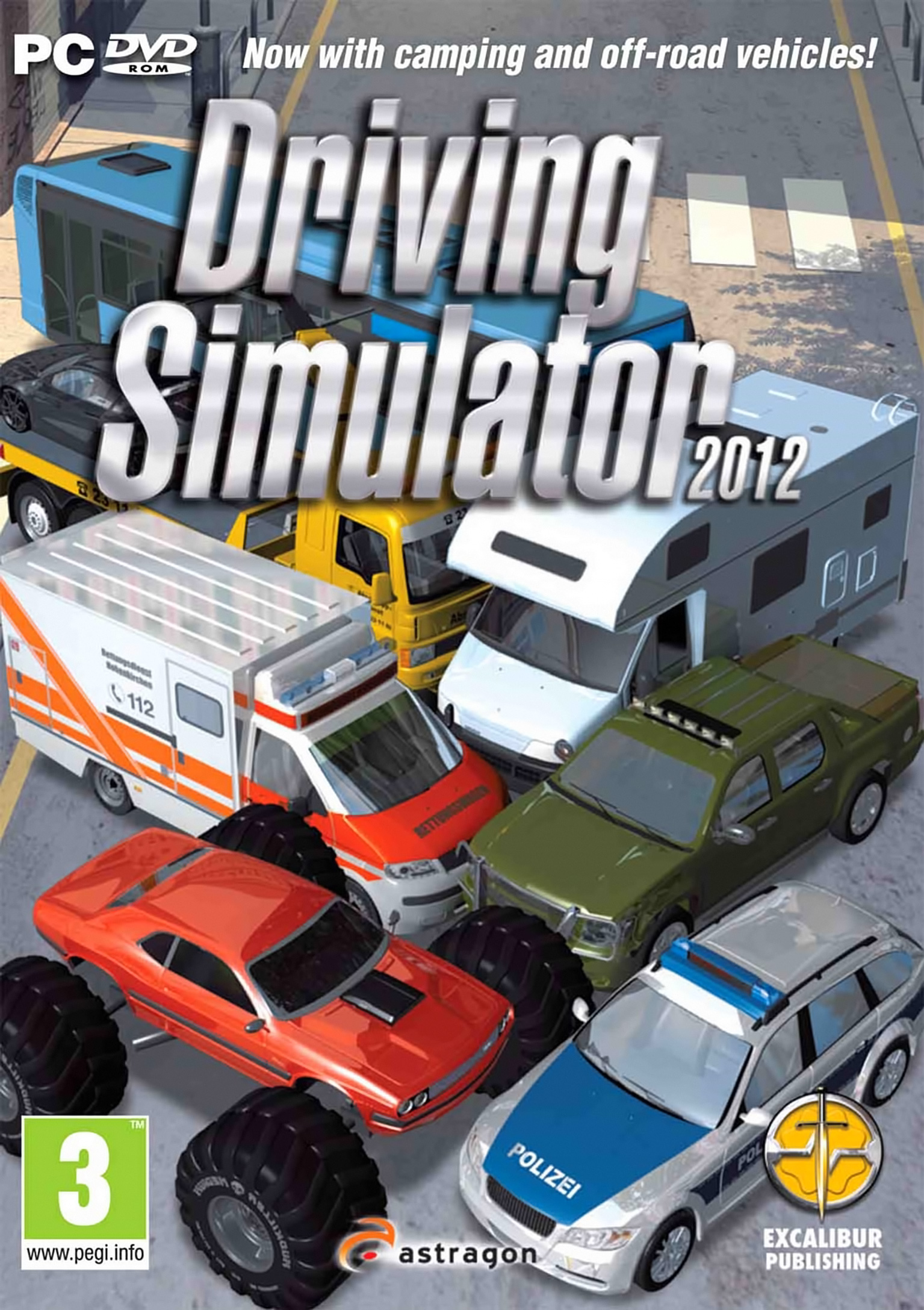 Driving Simulator 2012 - predn DVD obal