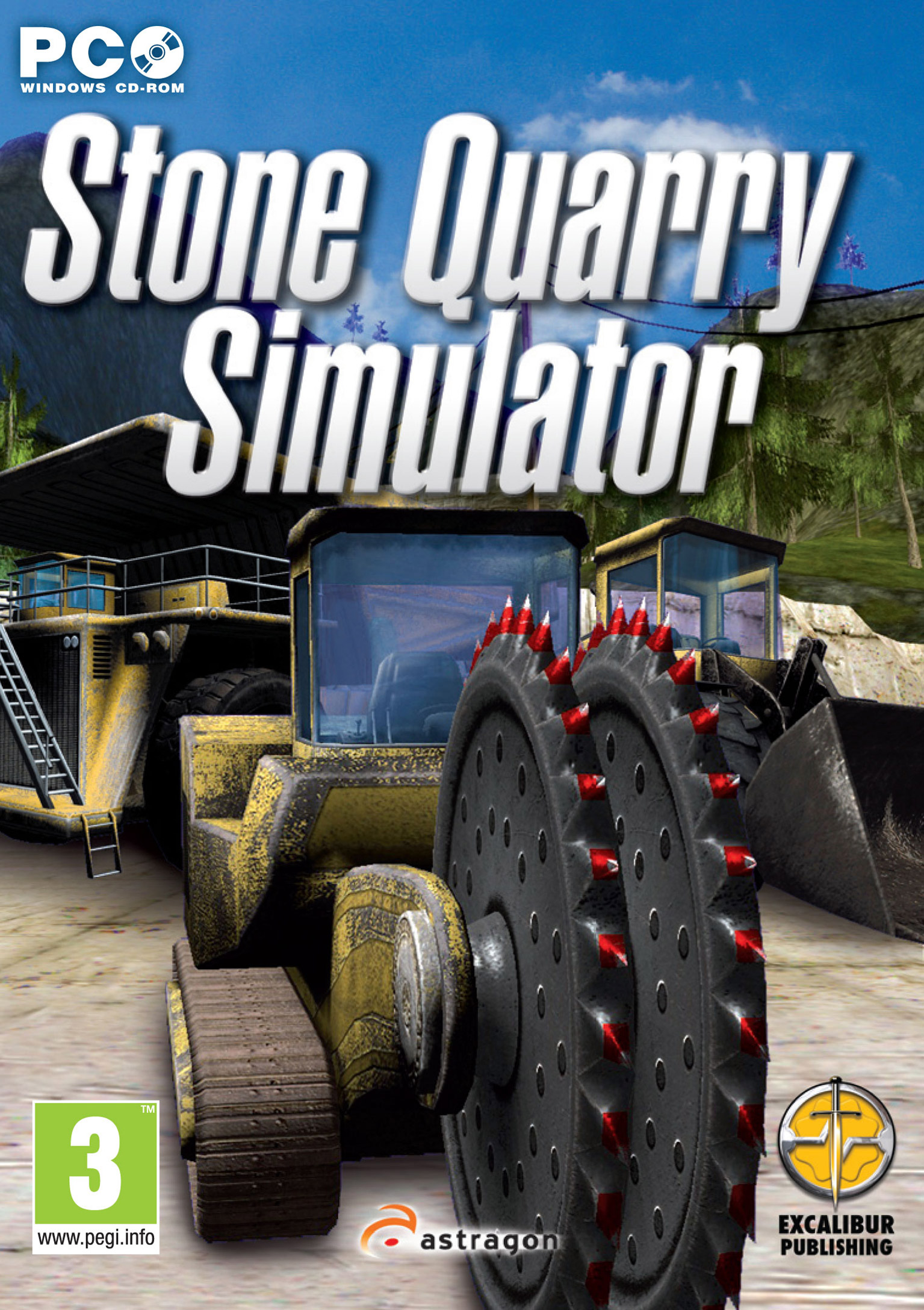 Stone Quarry Simulator - predn DVD obal