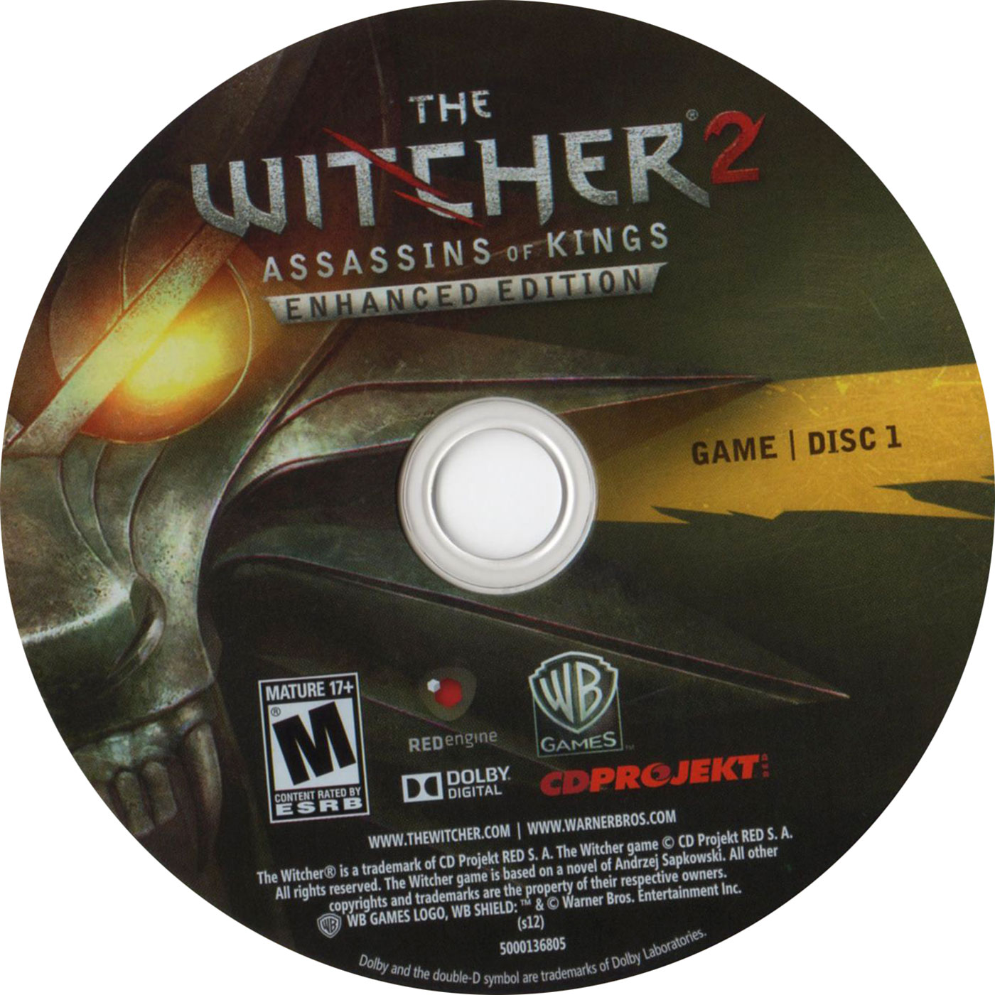The Witcher 2: Assassins of Kings Enhanced Edition - CD obal 3