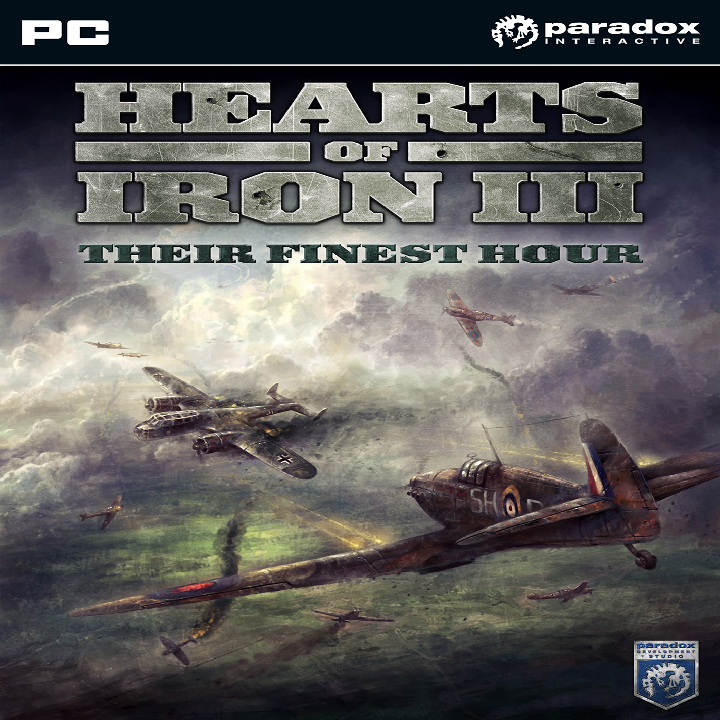 Hearts of Iron 3: Their Finest Hour - predn CD obal