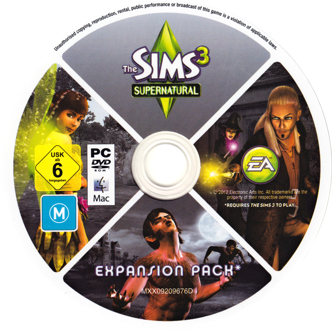 The Sims 3: Supernatural - CD obal