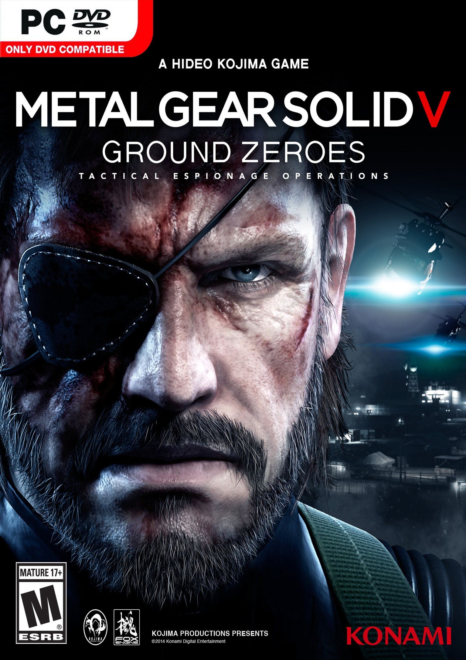 Metal Gear Solid V: Ground Zeroes - predn DVD obal