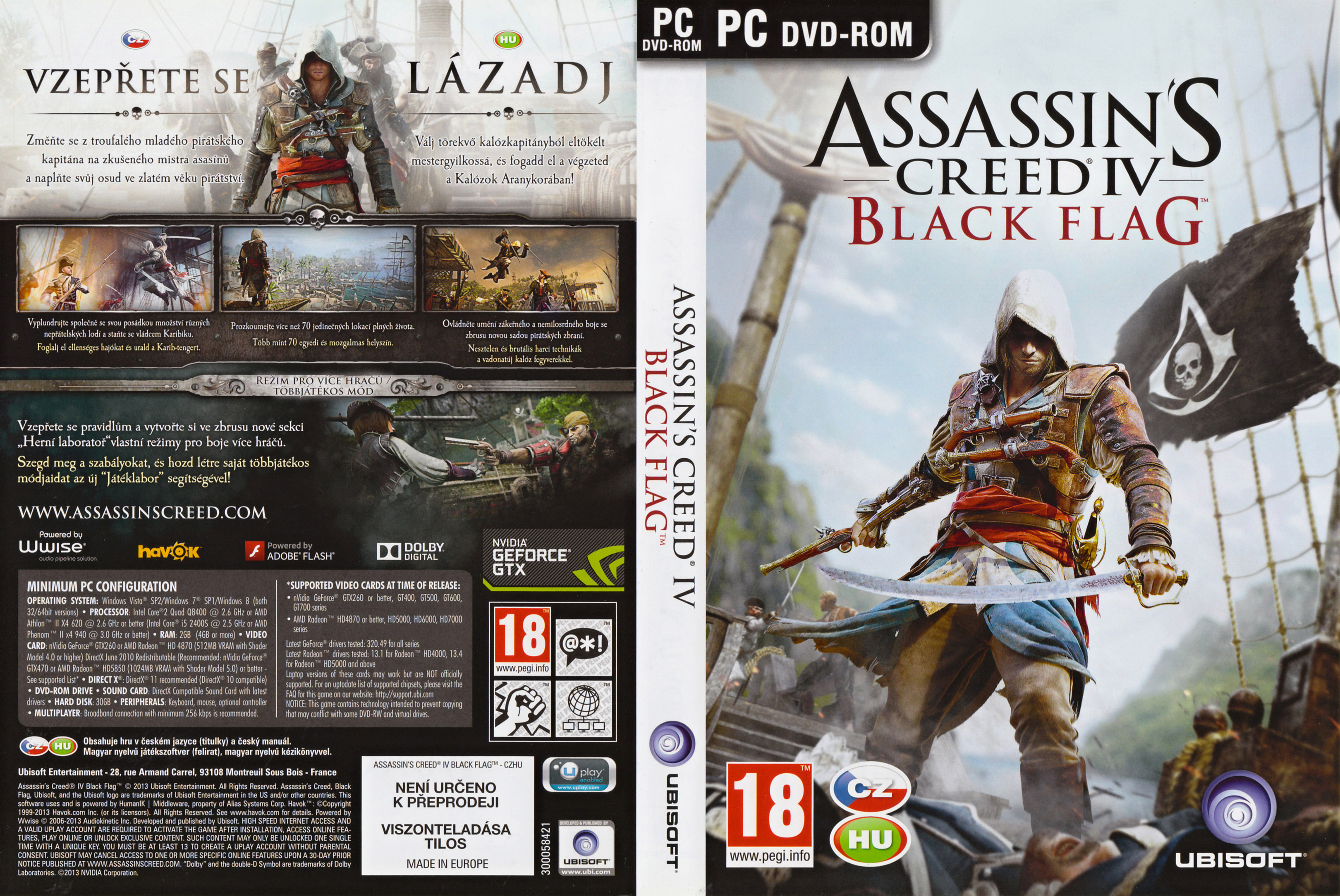Assassin's Creed IV: Black Flag - DVD obal