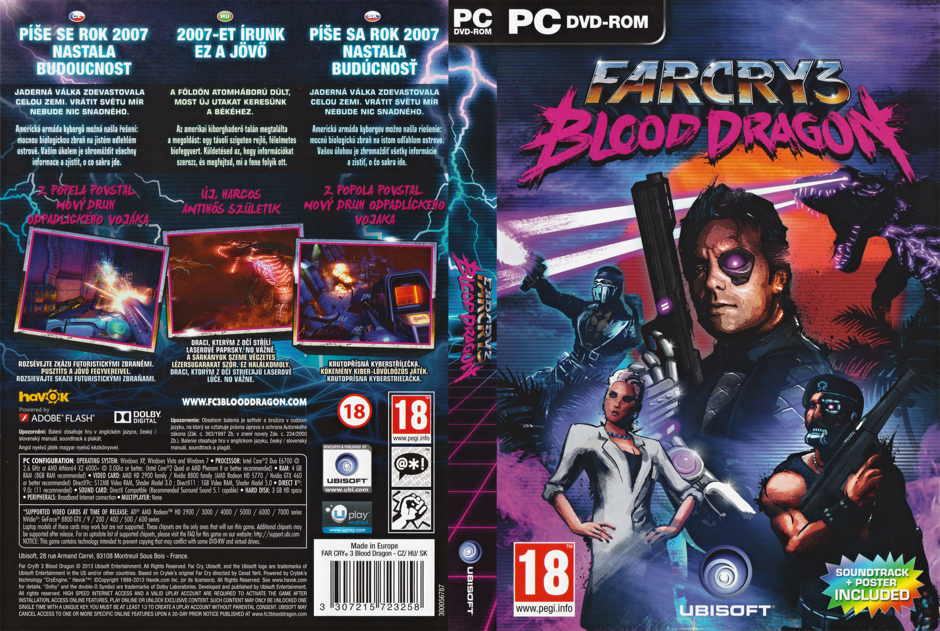 Far Cry 3: Blood Dragon - DVD obal