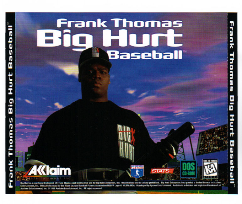 Frank Thomas Big Hurt Baseball - zadn CD obal