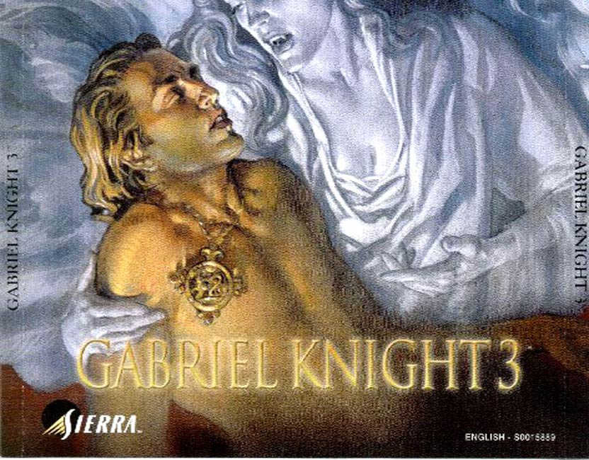 Gabriel Knight 3: Blood of the Sacred, Blood of the Damned - predn CD obal