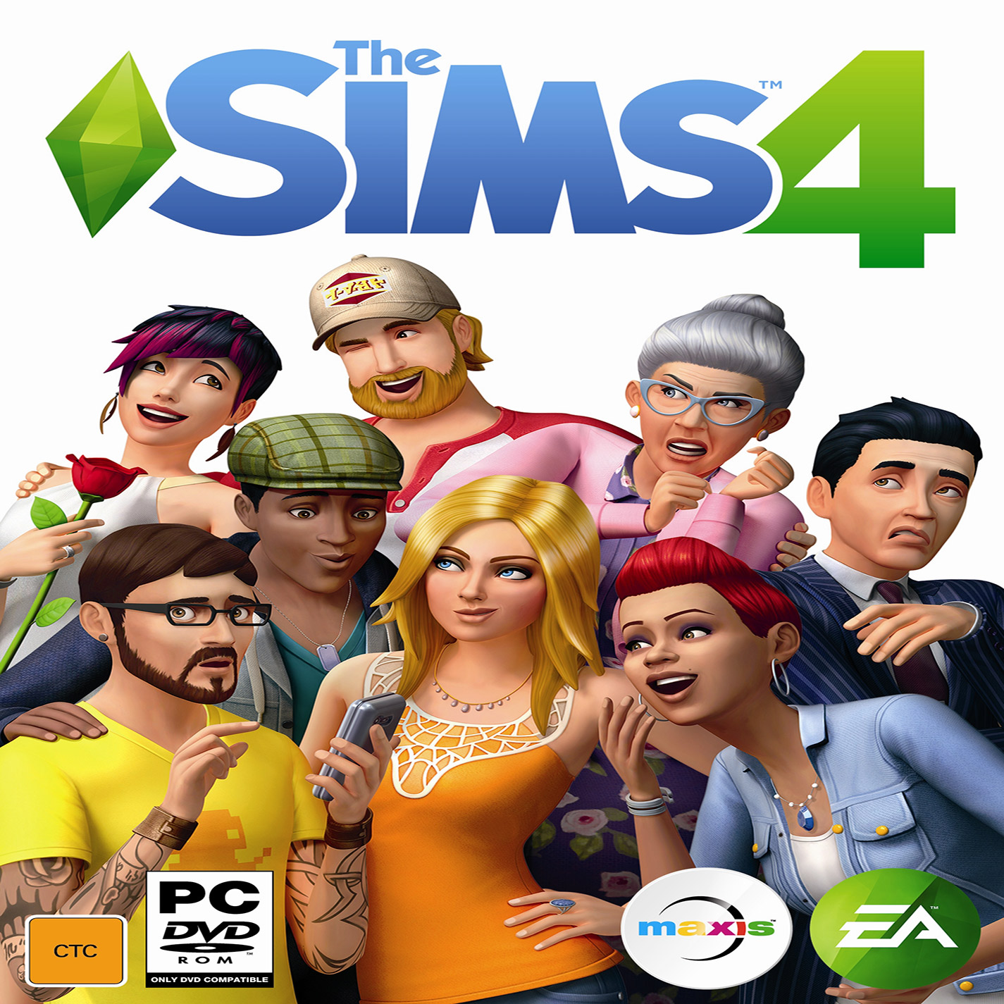 The Sims 4 - predn CD obal