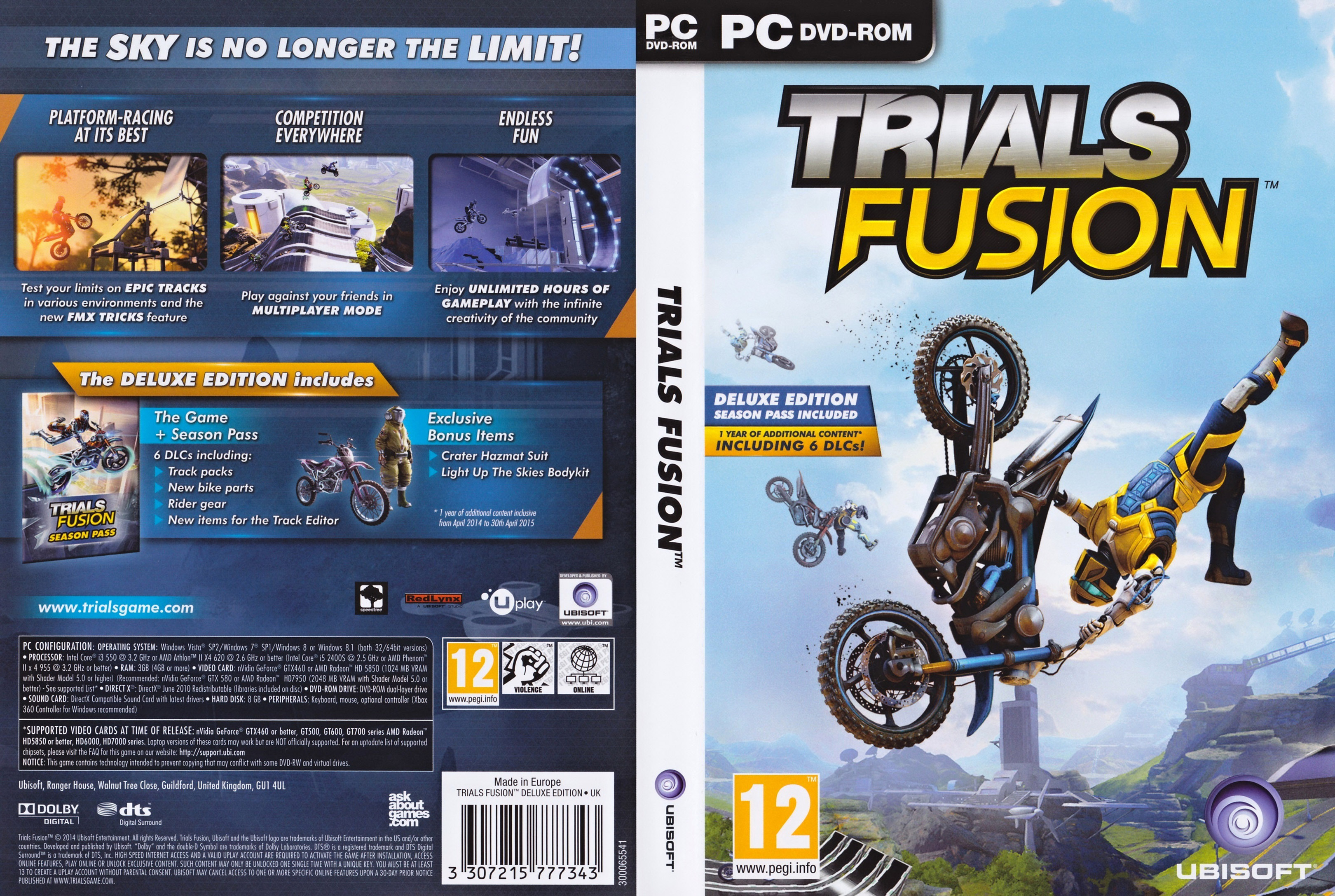 Trials Fusion - DVD obal
