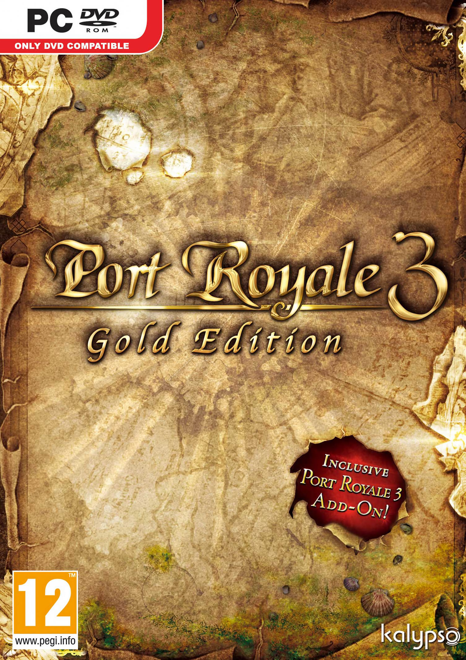 Port Royale 3: Gold Edition - predn DVD obal