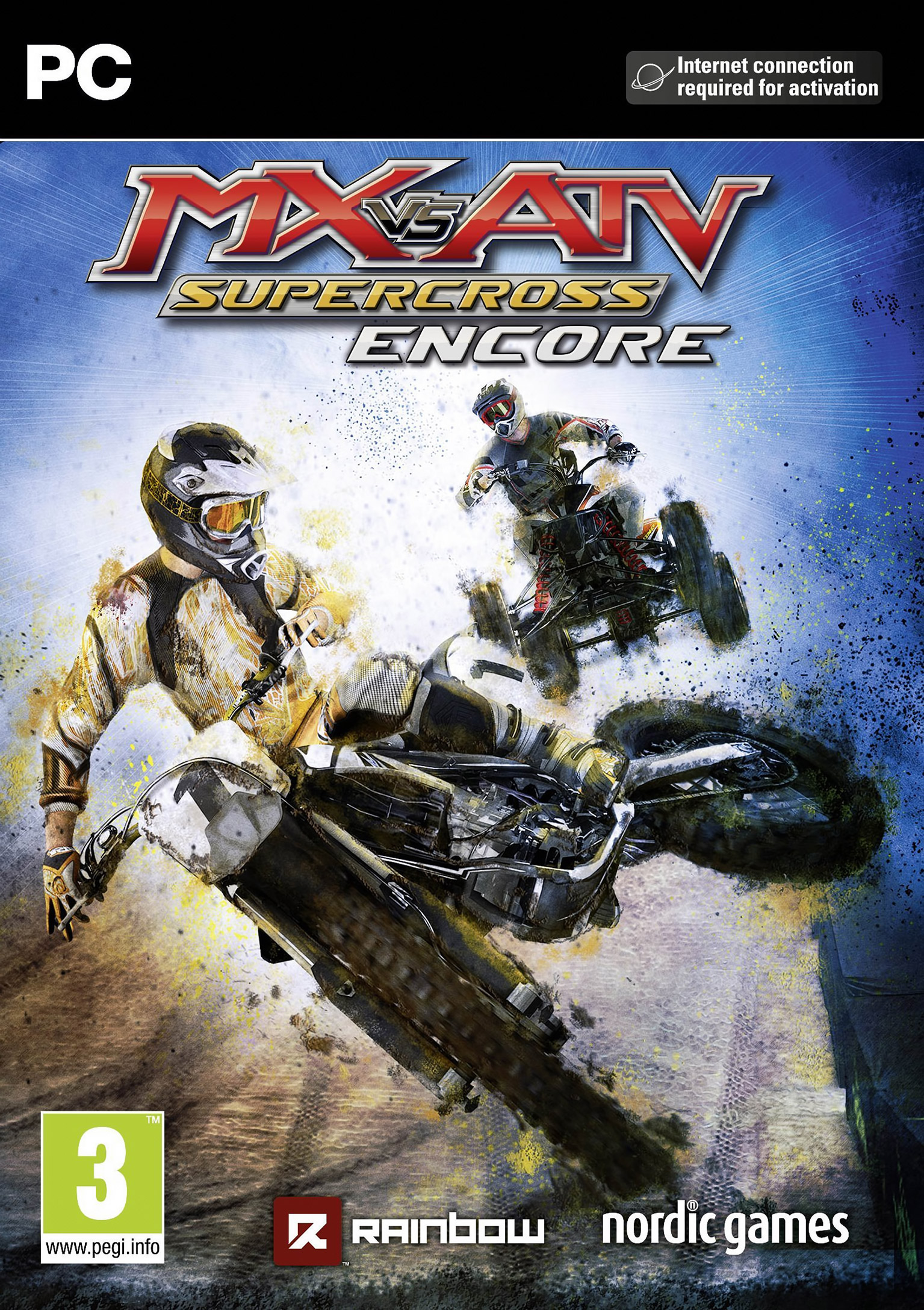 MX vs. ATV Supercross Encore - predn DVD obal 2