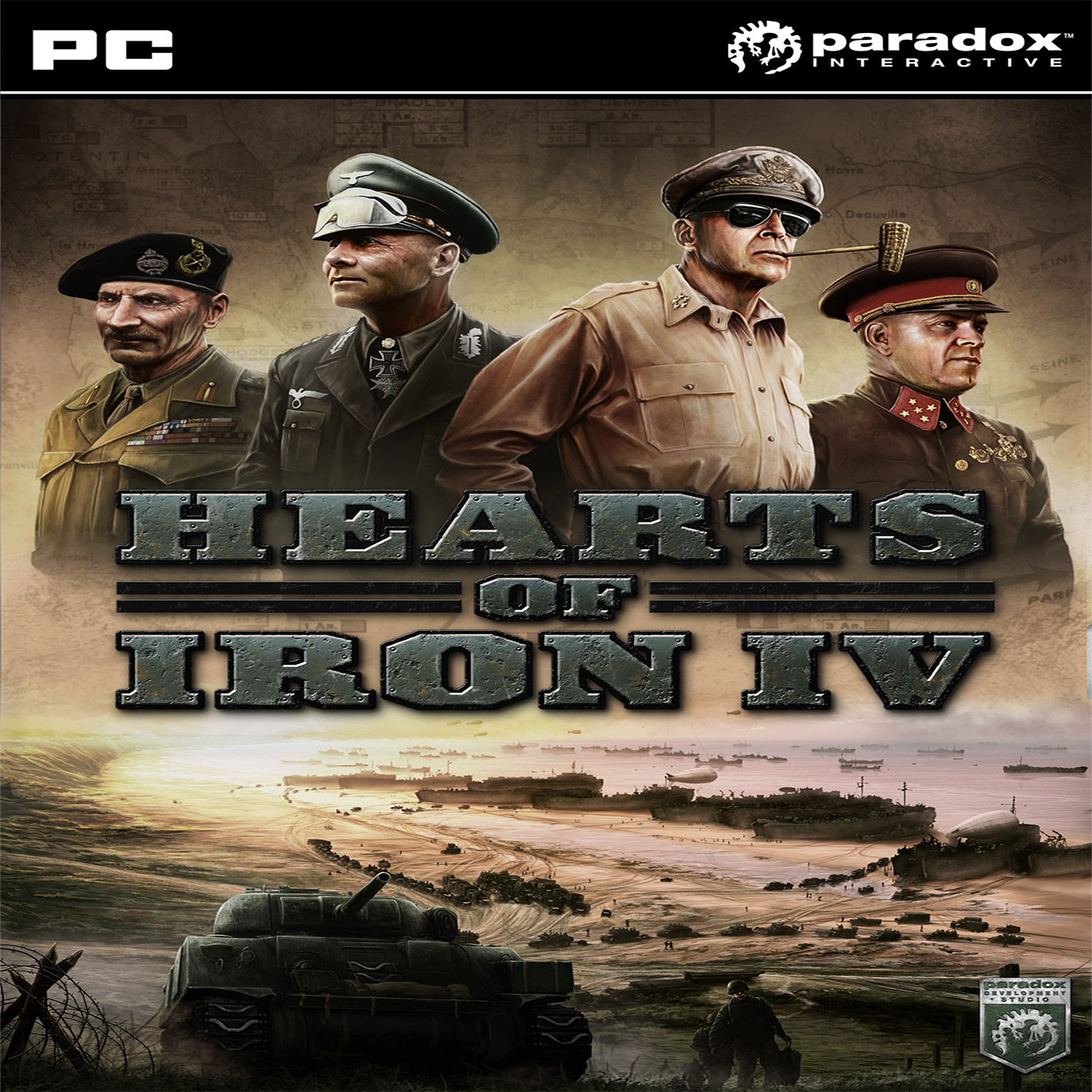 Hearts of Iron IV - predn CD obal