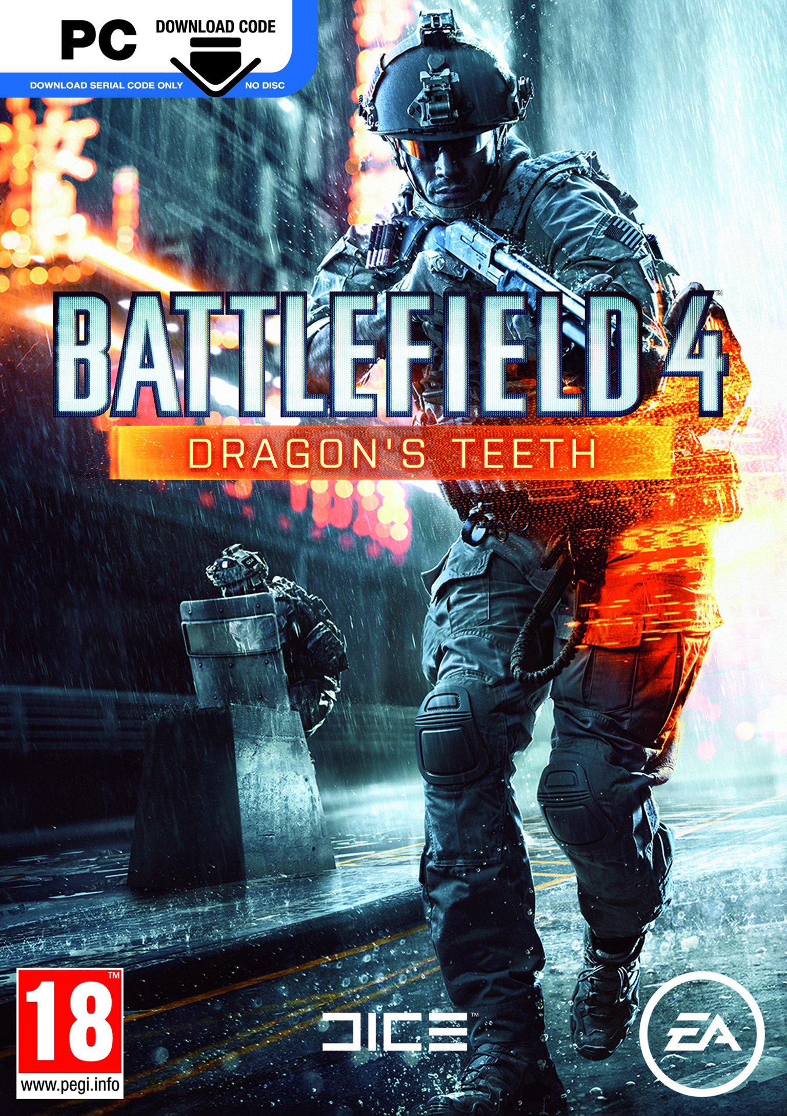 Battlefield 4: Dragon's Teeth - predn DVD obal
