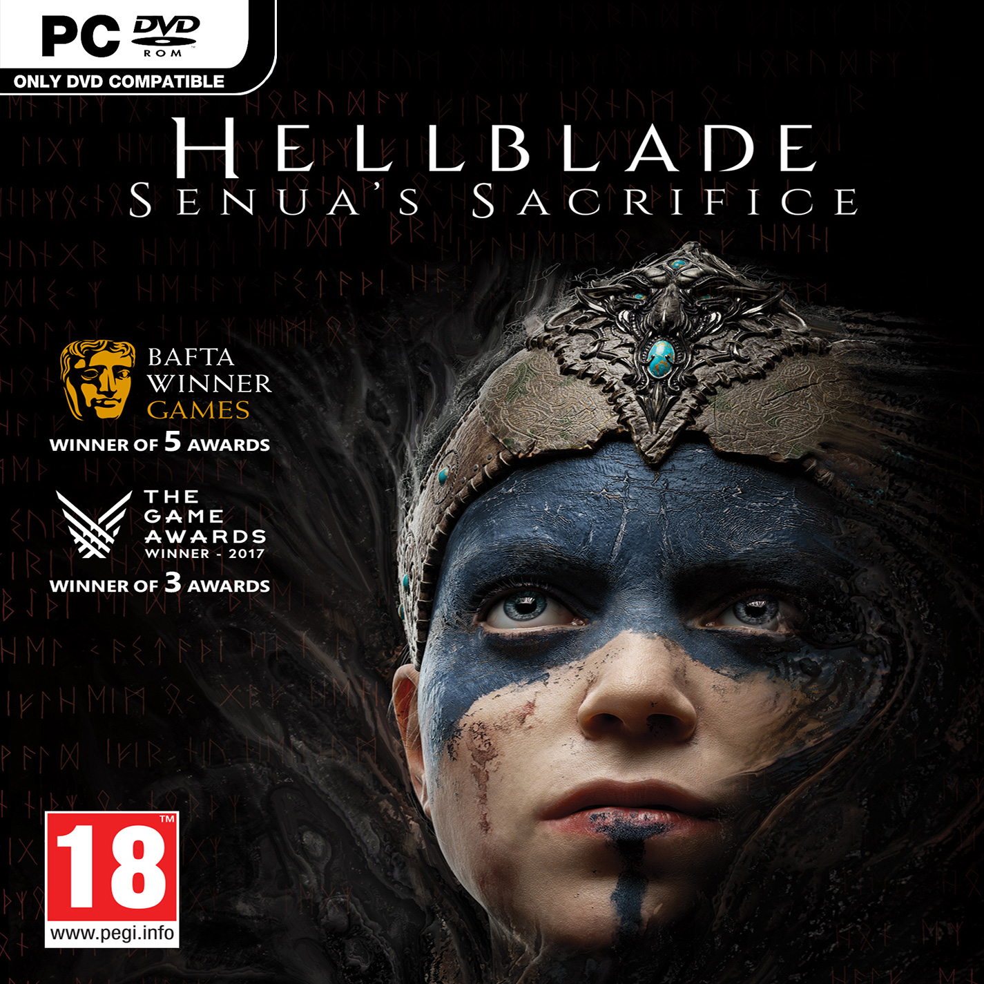 Hellblade: Senua's Sacrifice - predn CD obal