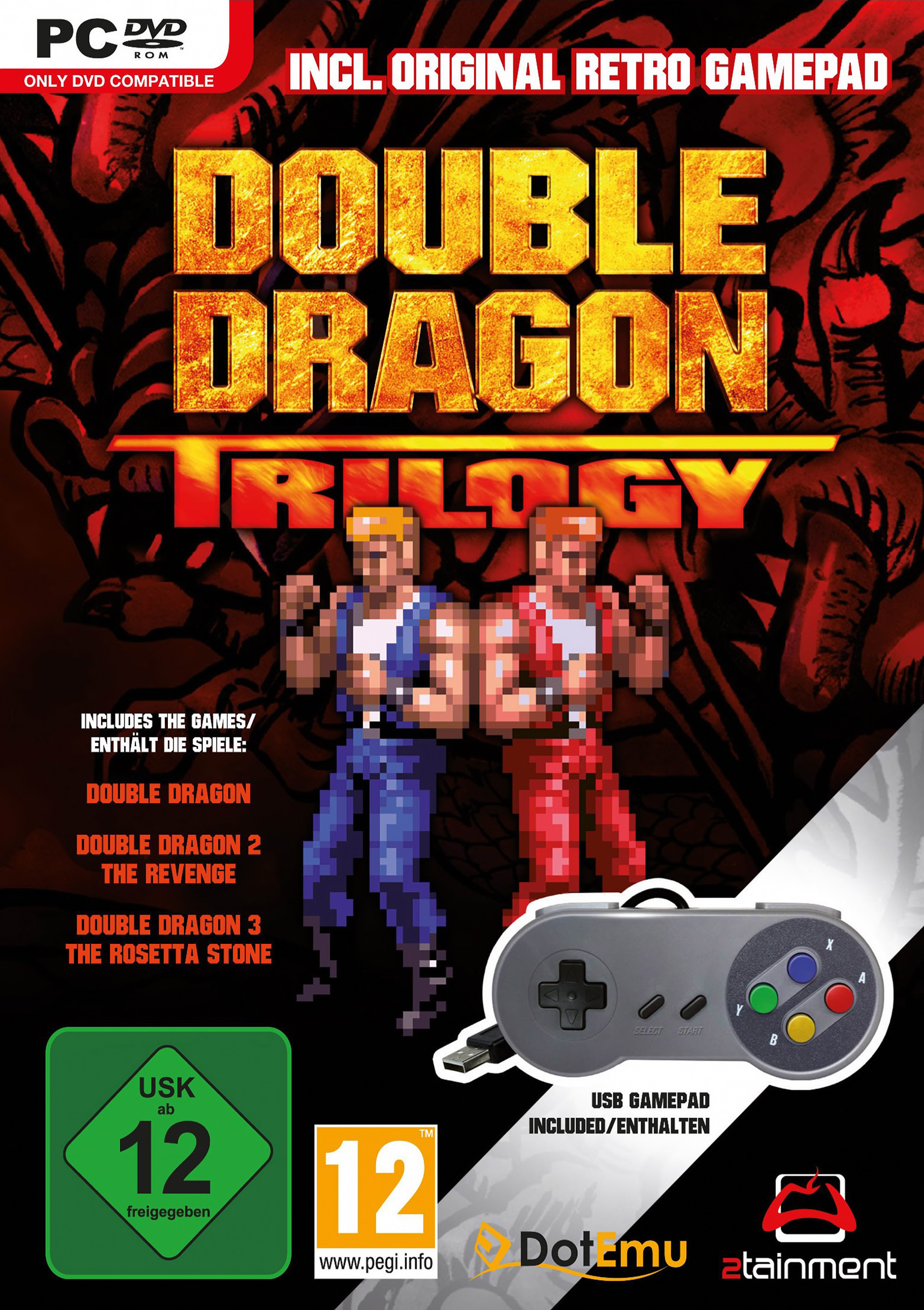 Double Dragon Trilogy - predn DVD obal